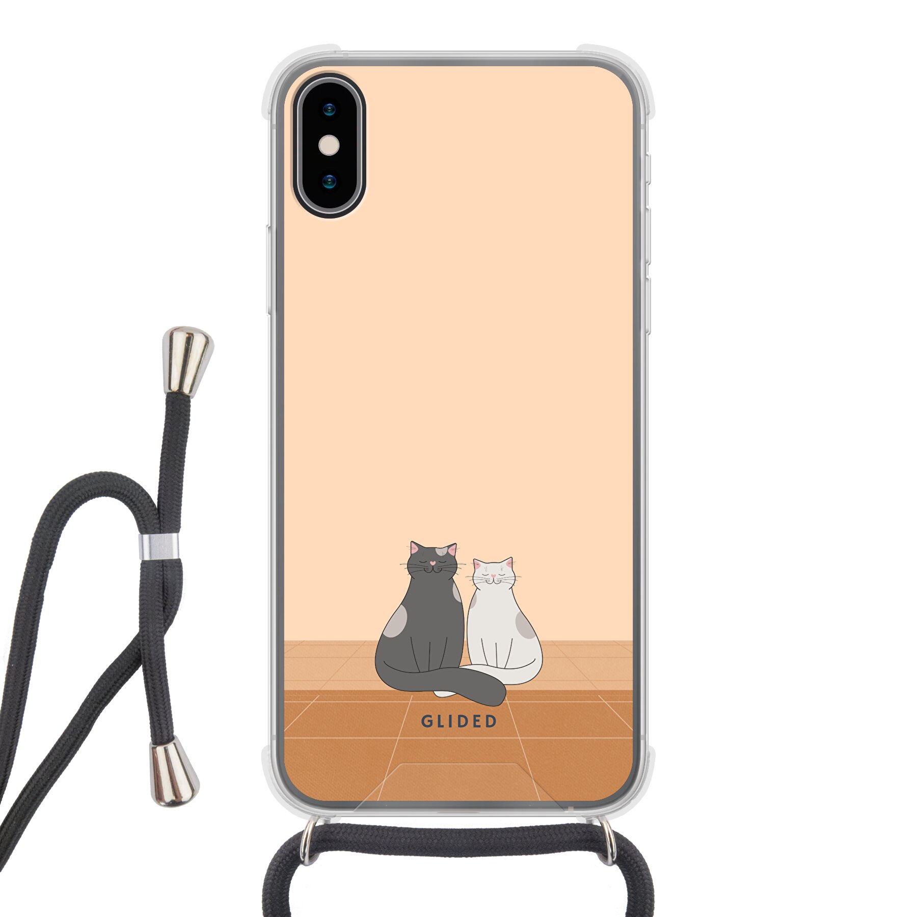 Produktbild Catty Friends - iPhone X/Xs Handyhülle