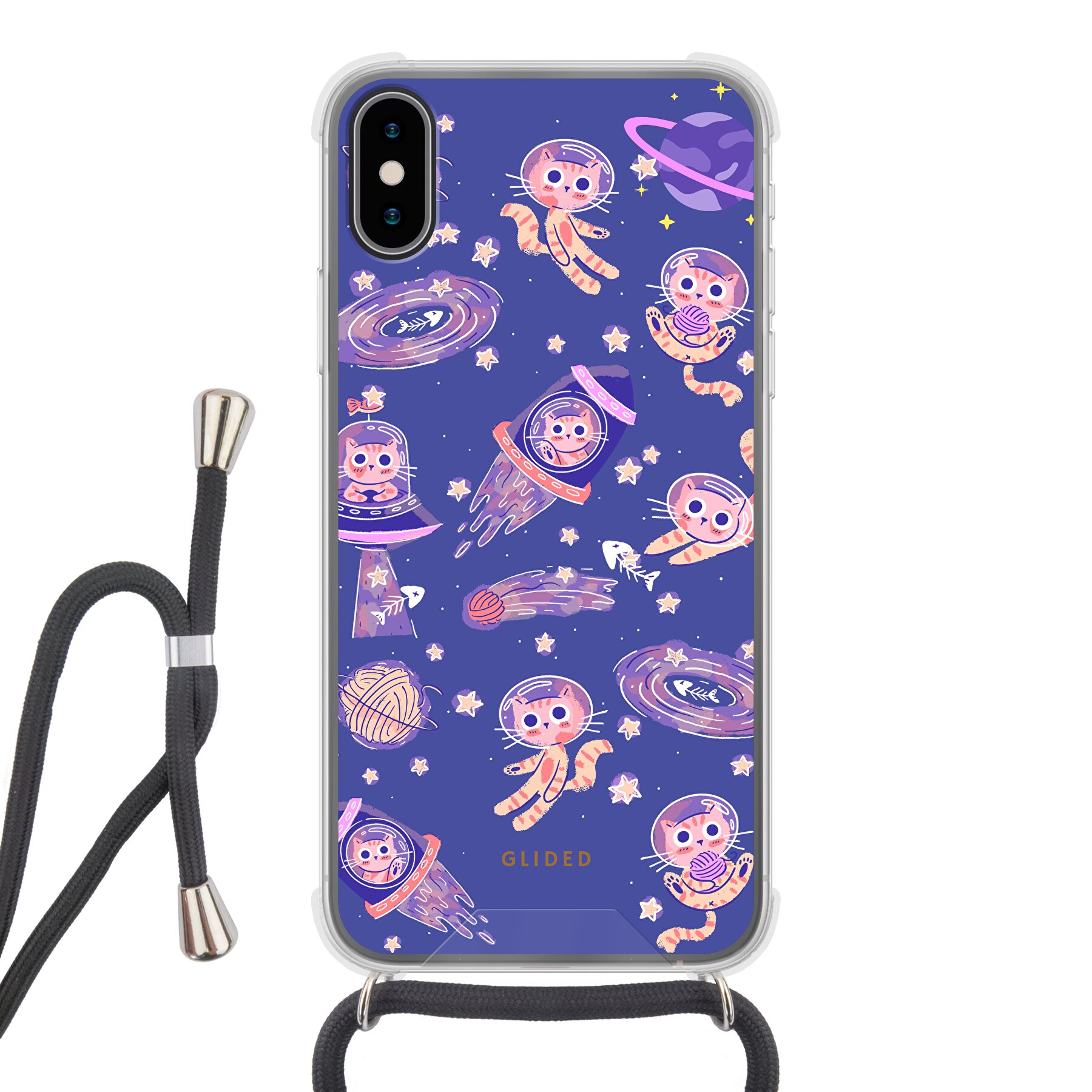 Produktbild Space Cat - iPhone X/Xs Handyhülle