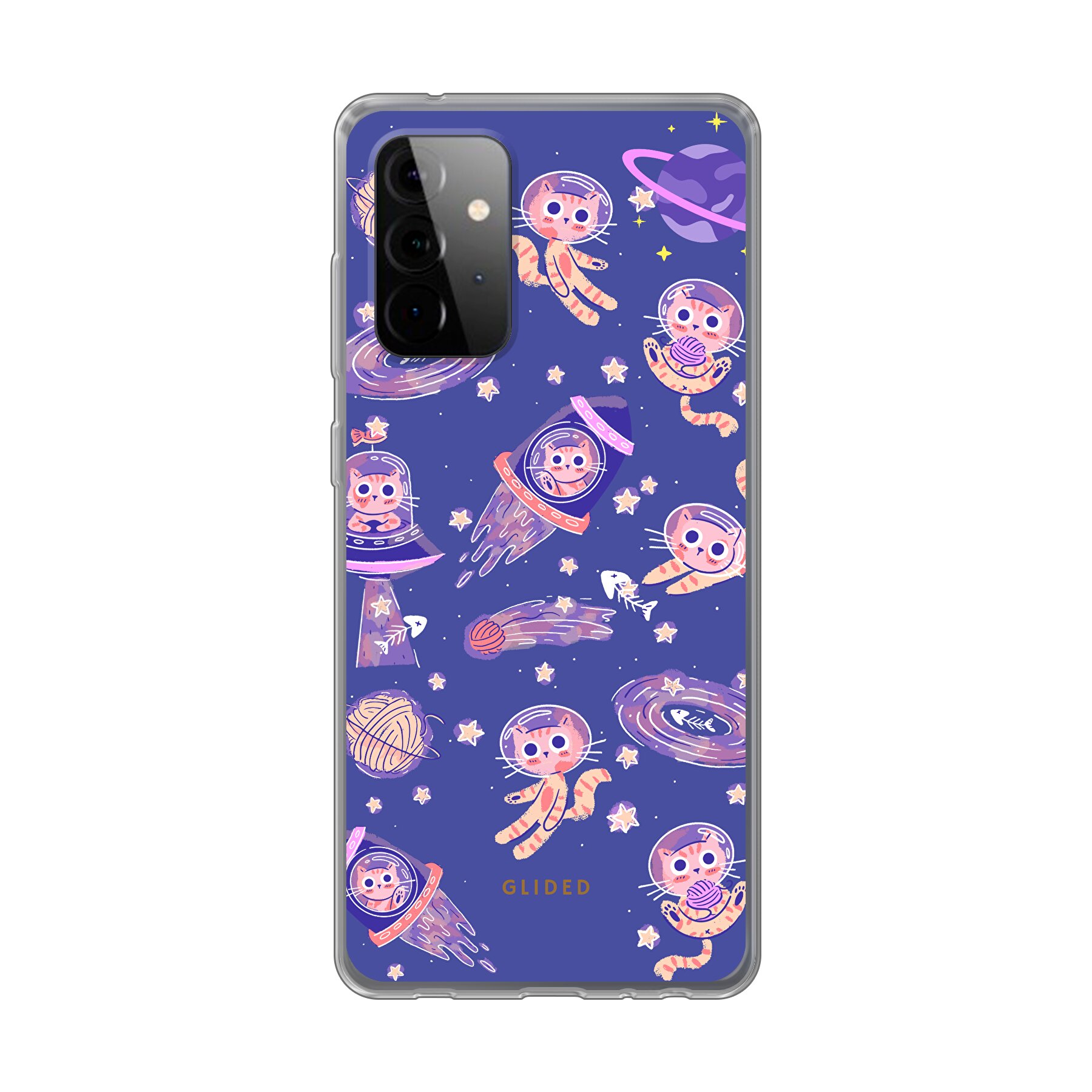 Produktbild Space Cat - Samsung Galaxy A72 5G Handyhülle
