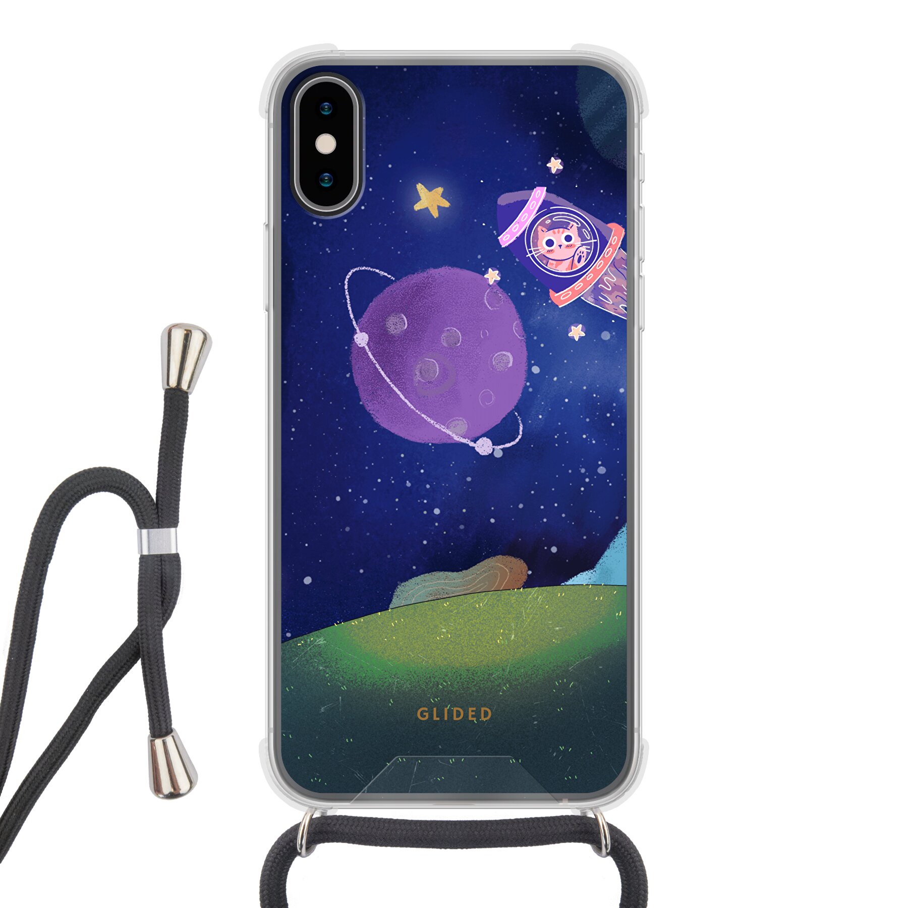 Produktbild Galaxy Cat - iPhone X/Xs Handyhülle