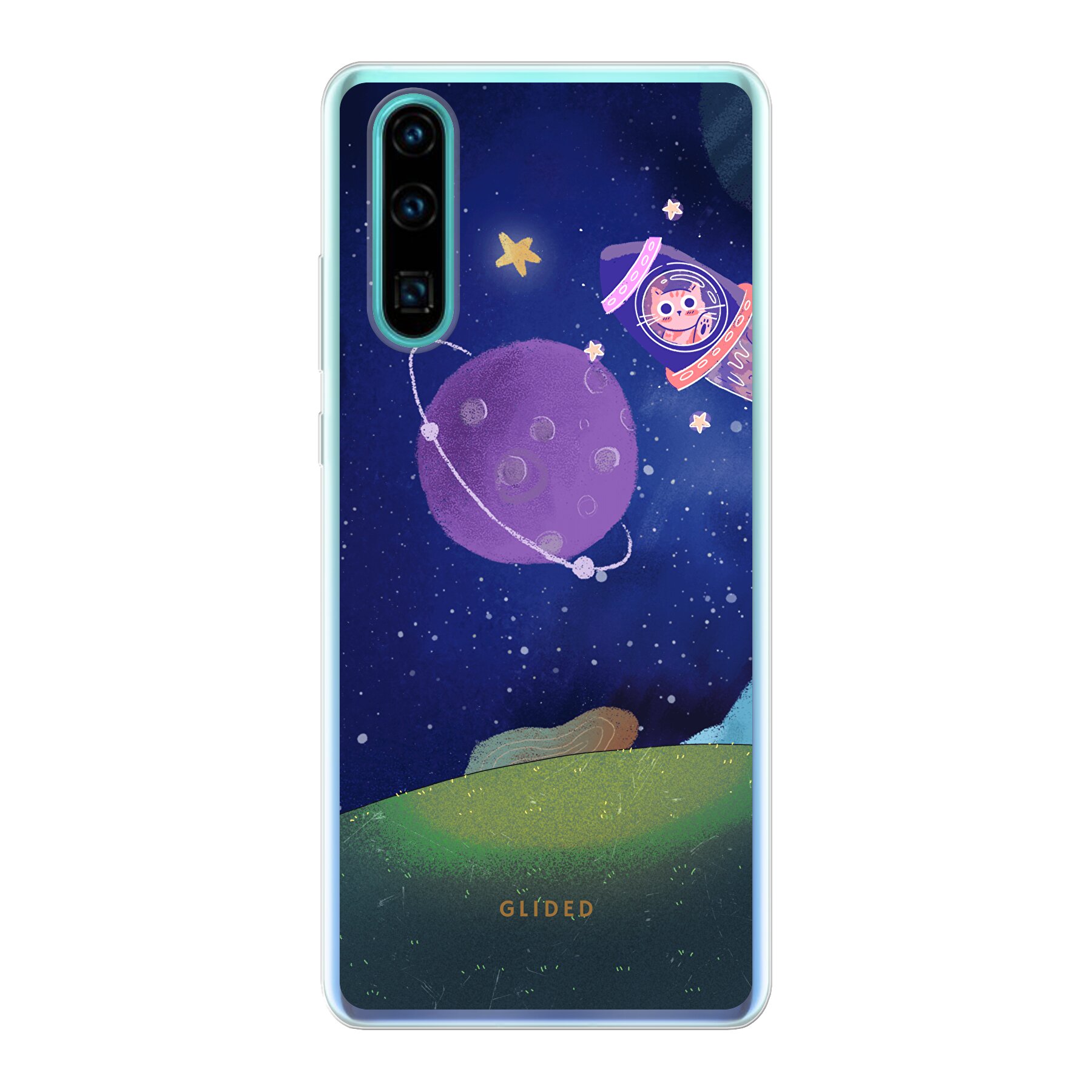 Produktbild Galaxy Cat - Huawei P30 Handyhülle