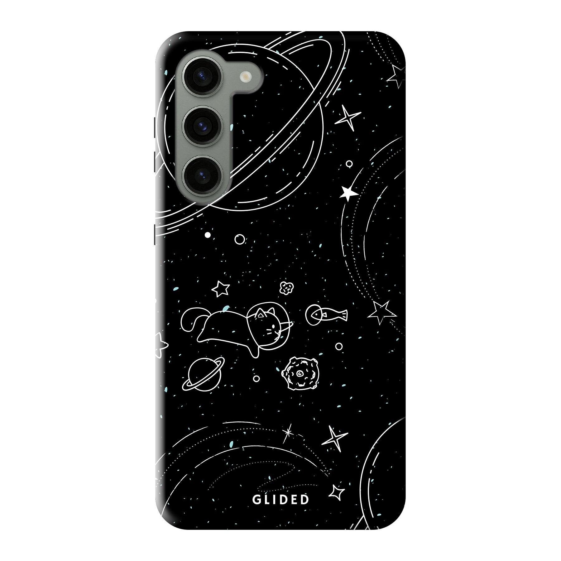 Produktbild Cosmic Cat - Samsung Galaxy S23 Plus Handyhülle