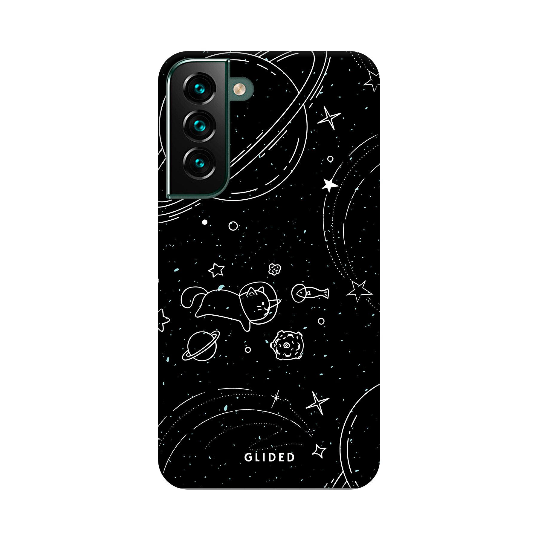 Produktbild Cosmic Cat - Samsung Galaxy S22 Plus Handyhülle