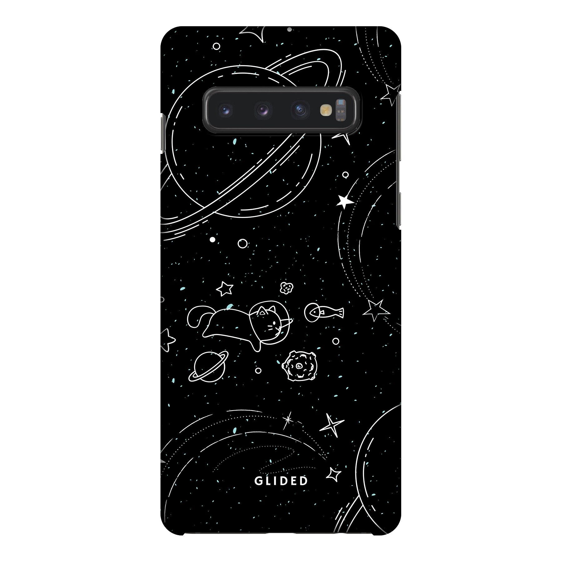 Produktbild Cosmic Cat - Samsung Galaxy S10 Handyhülle