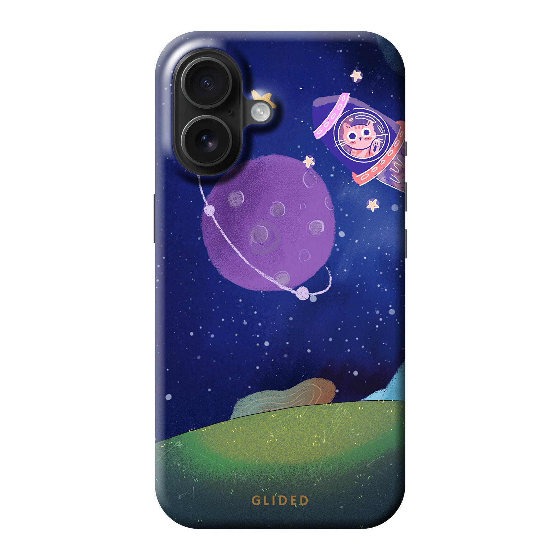 Imagen del producto Galaxy Cat - iPhone 16 Funda