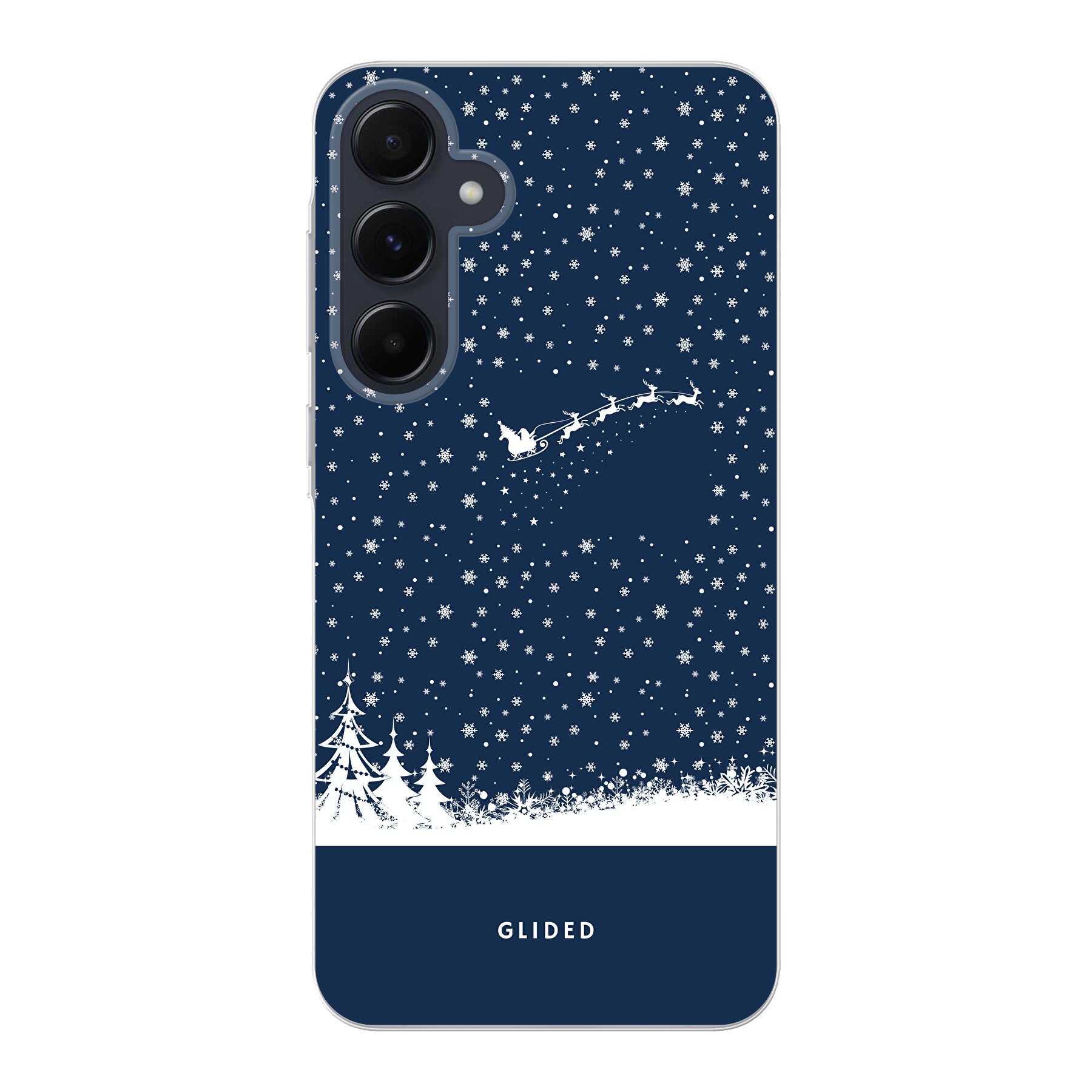 Produktbild Flying Santa - Samsung Galaxy A55 Handyhülle