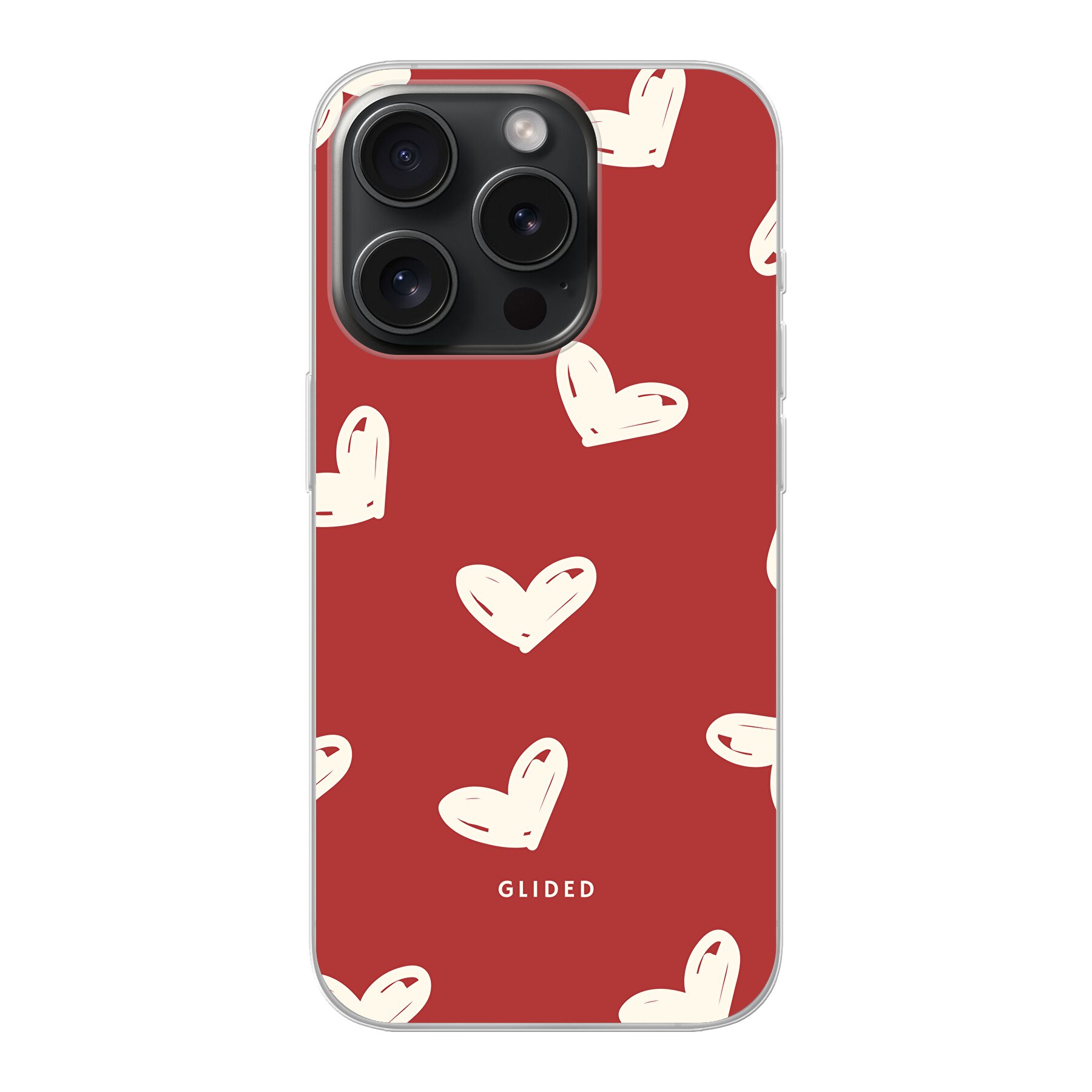 Red Love - iPhone 15 Pro Phone case - Tough case | Glided