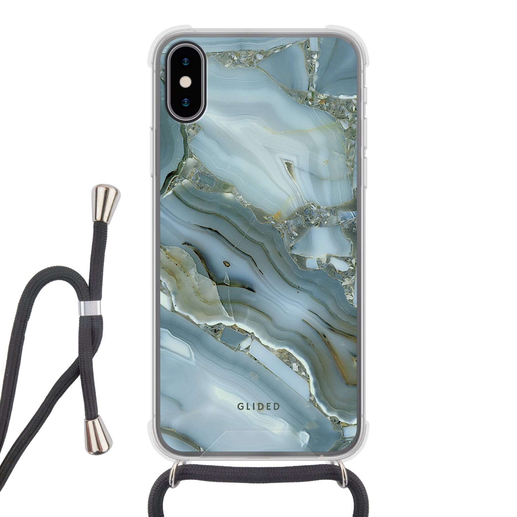 Produktbild Green Marble - iPhone X/Xs Handyhülle