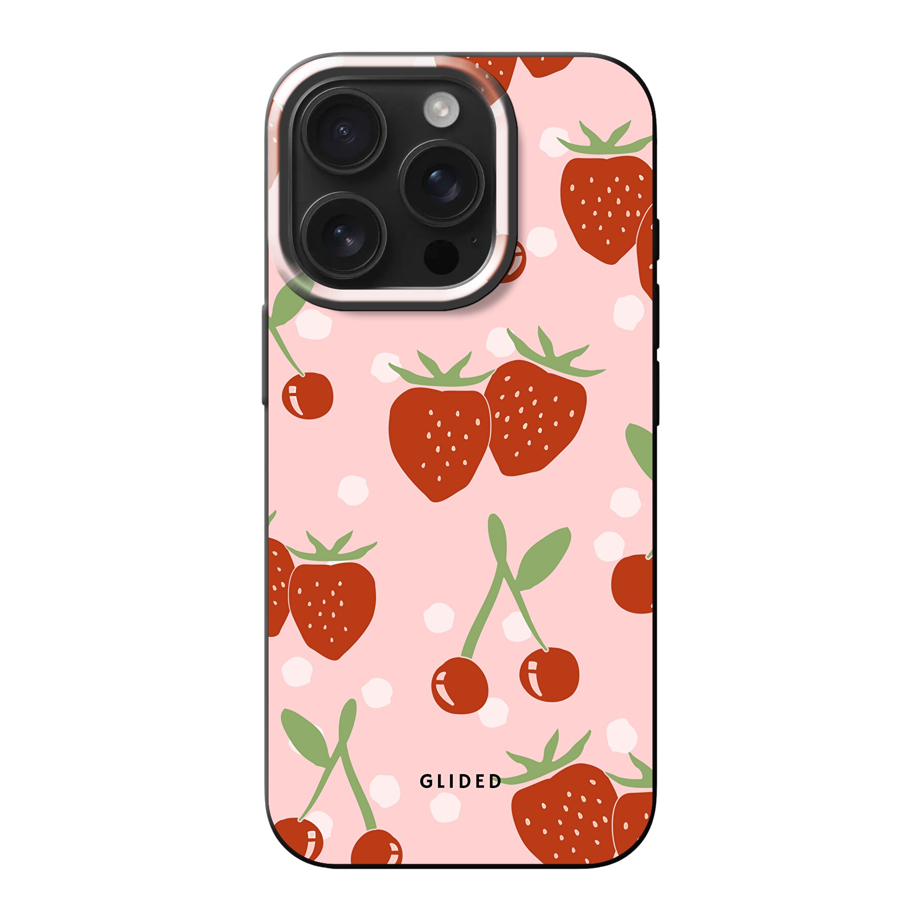 Cherry meets Strawberry - iPhone 16 Pro Handyhülle