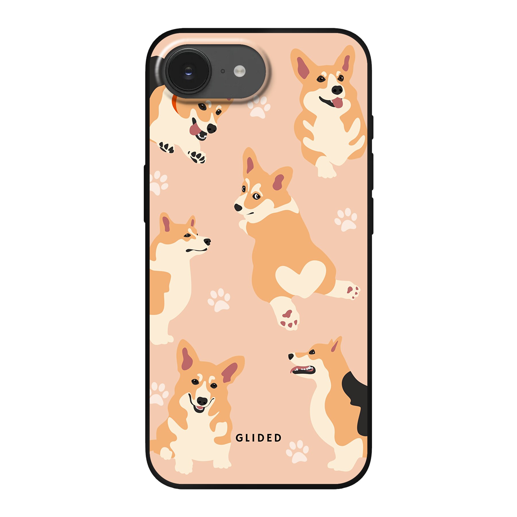 Produktbild Corgi Love - iPhone 16e Handyhülle