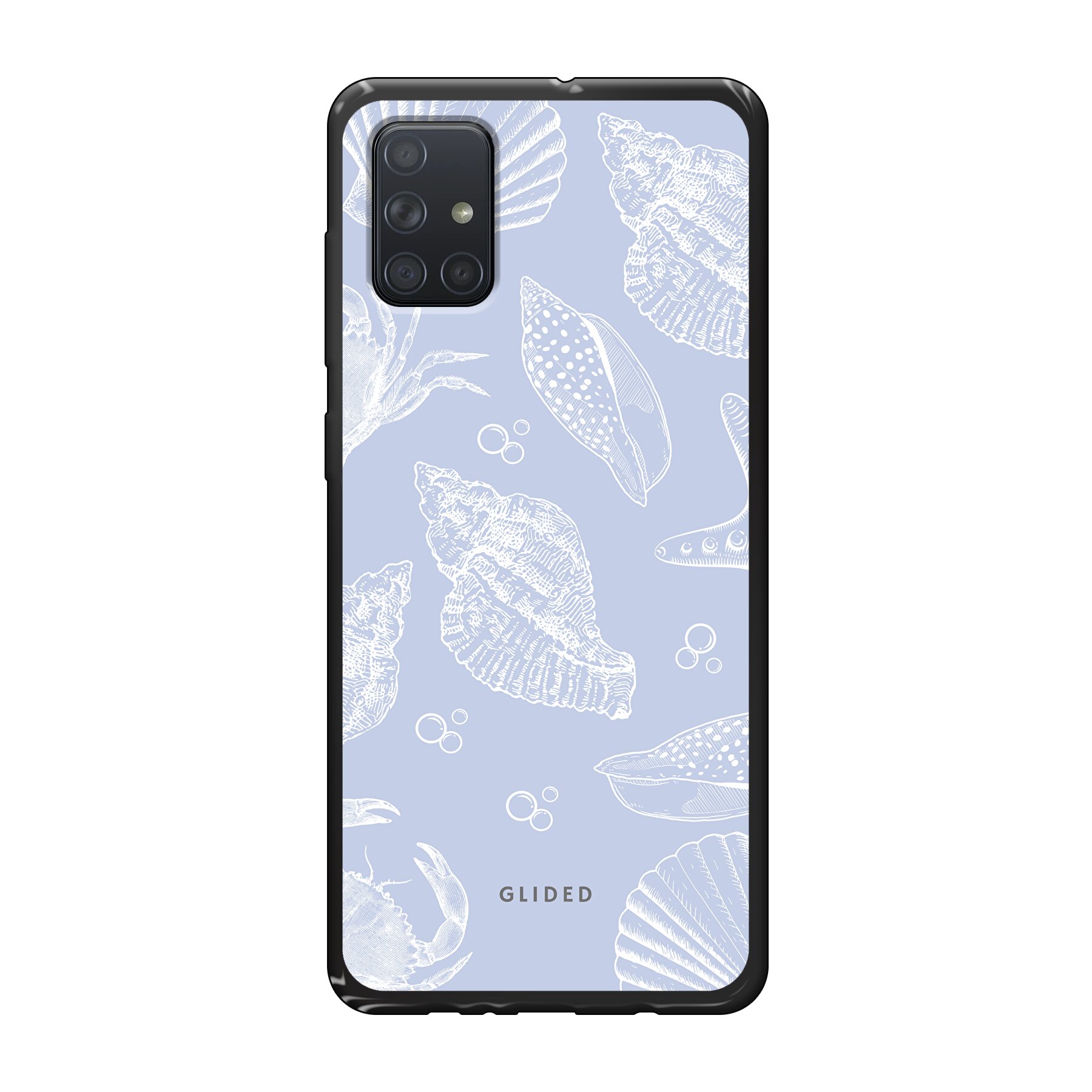 Aqua Shells - Samsung Galaxy A71 Handyhülle