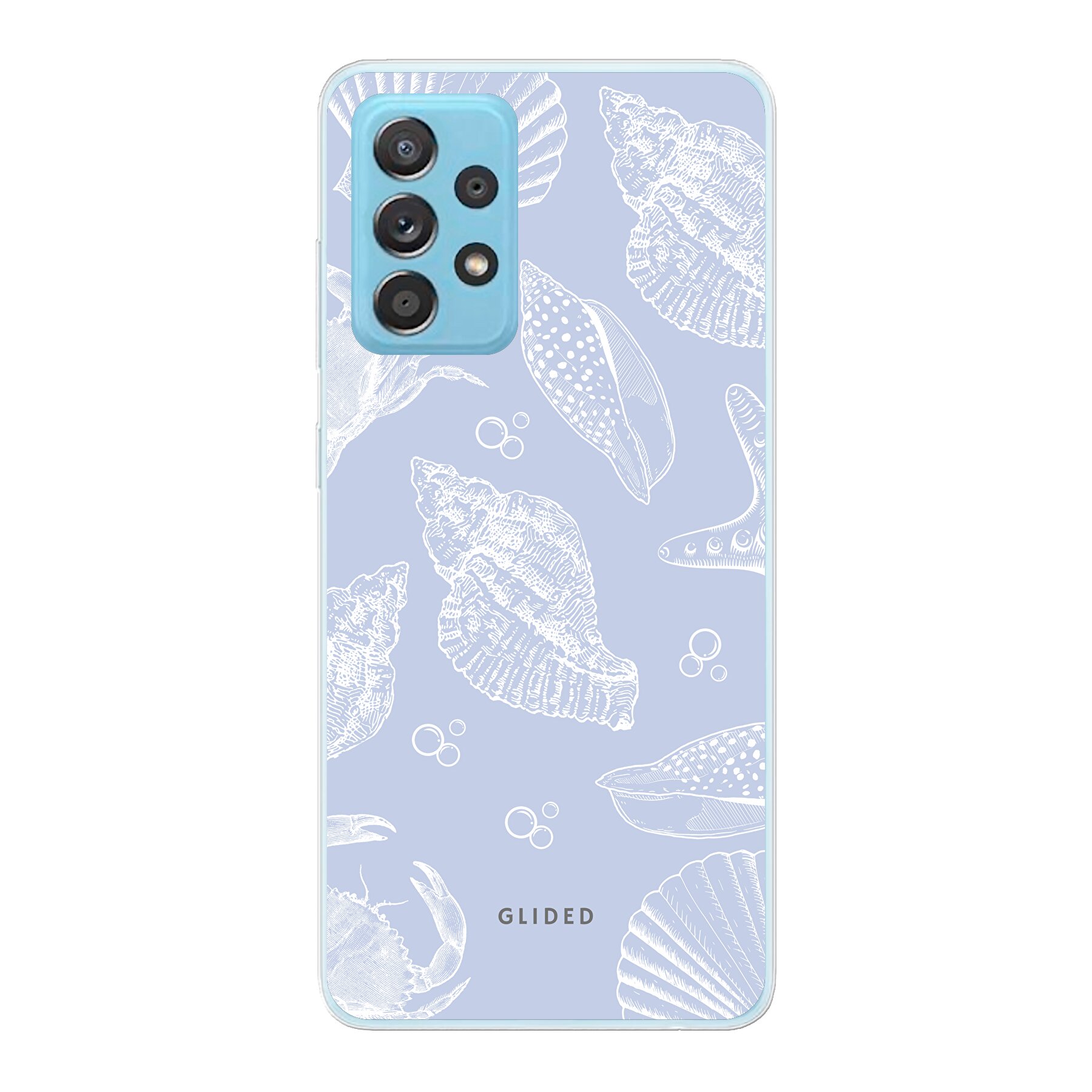 Aqua Shells - Samsung Galaxy A73 5G Handyhülle