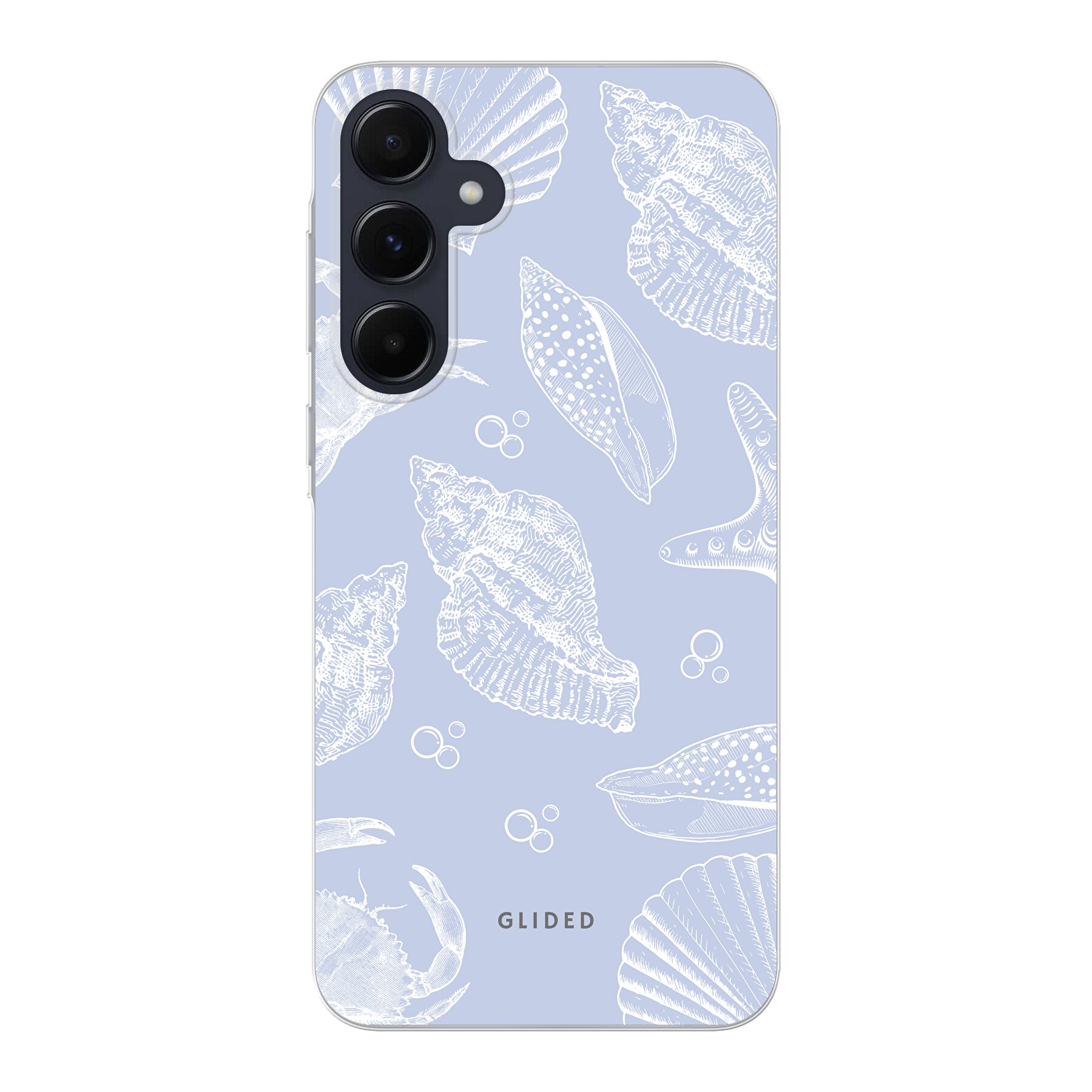 Aqua Shells - Samsung Galaxy A55 Handyhülle