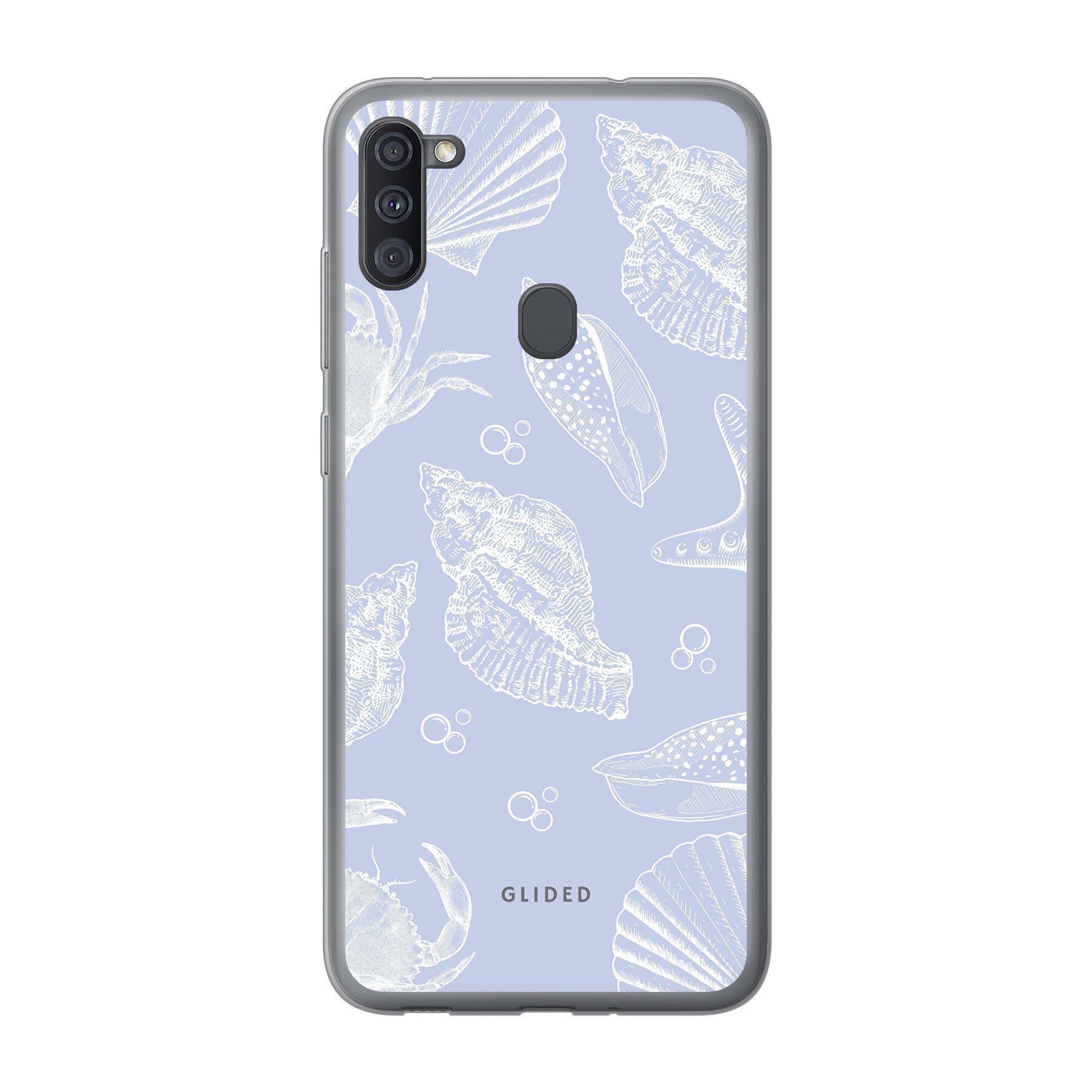 Aqua Shells - Samsung Galaxy A11 Handyhülle