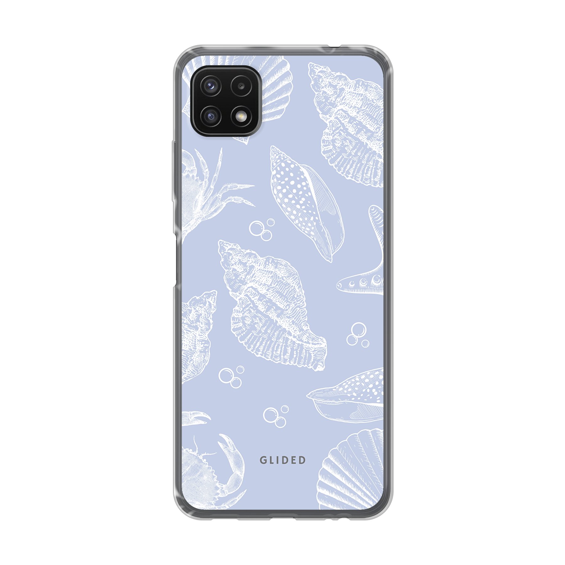 Aqua Shells - Samsung Galaxy A22 5G Handyhülle