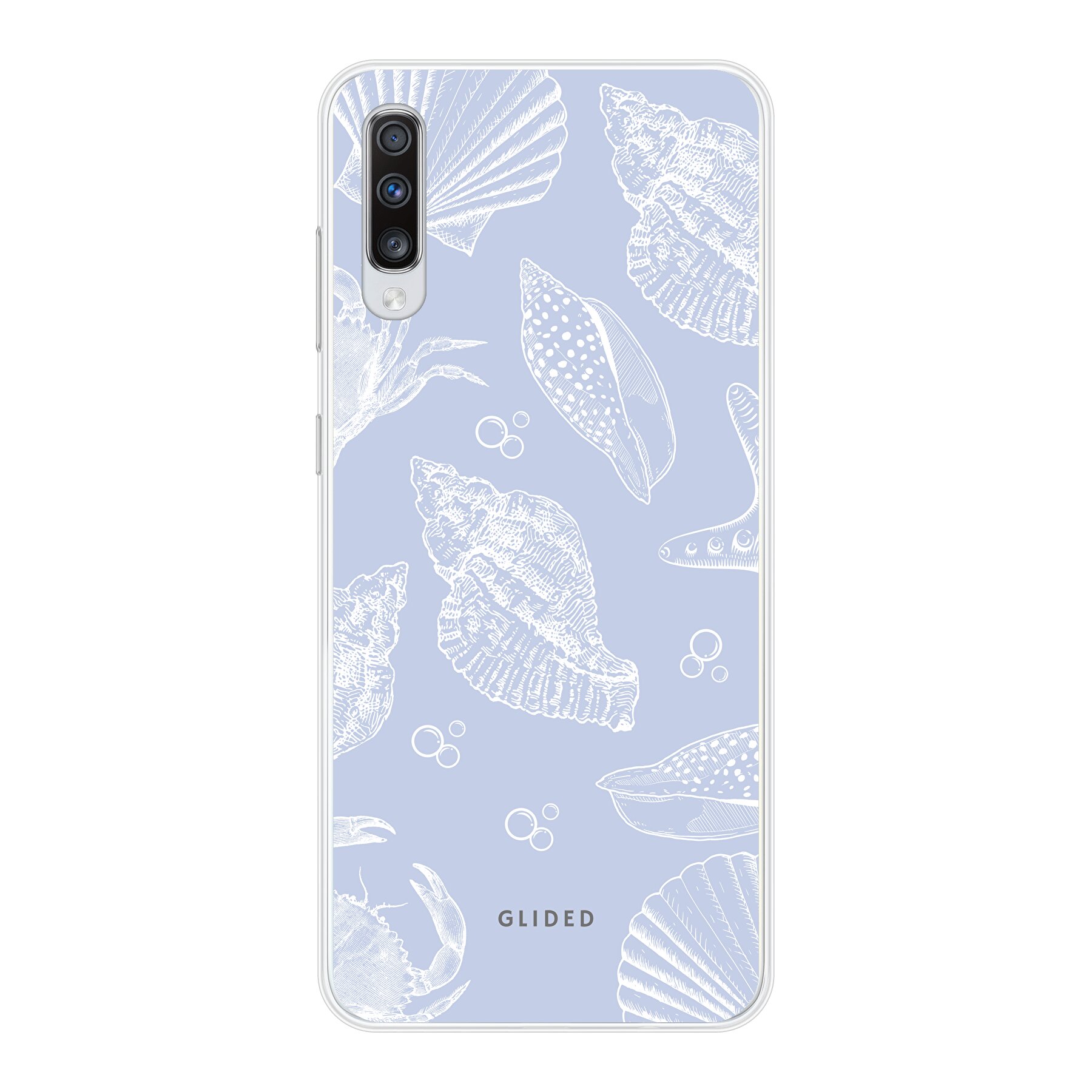Aqua Shells - Samsung Galaxy A70 Handyhülle