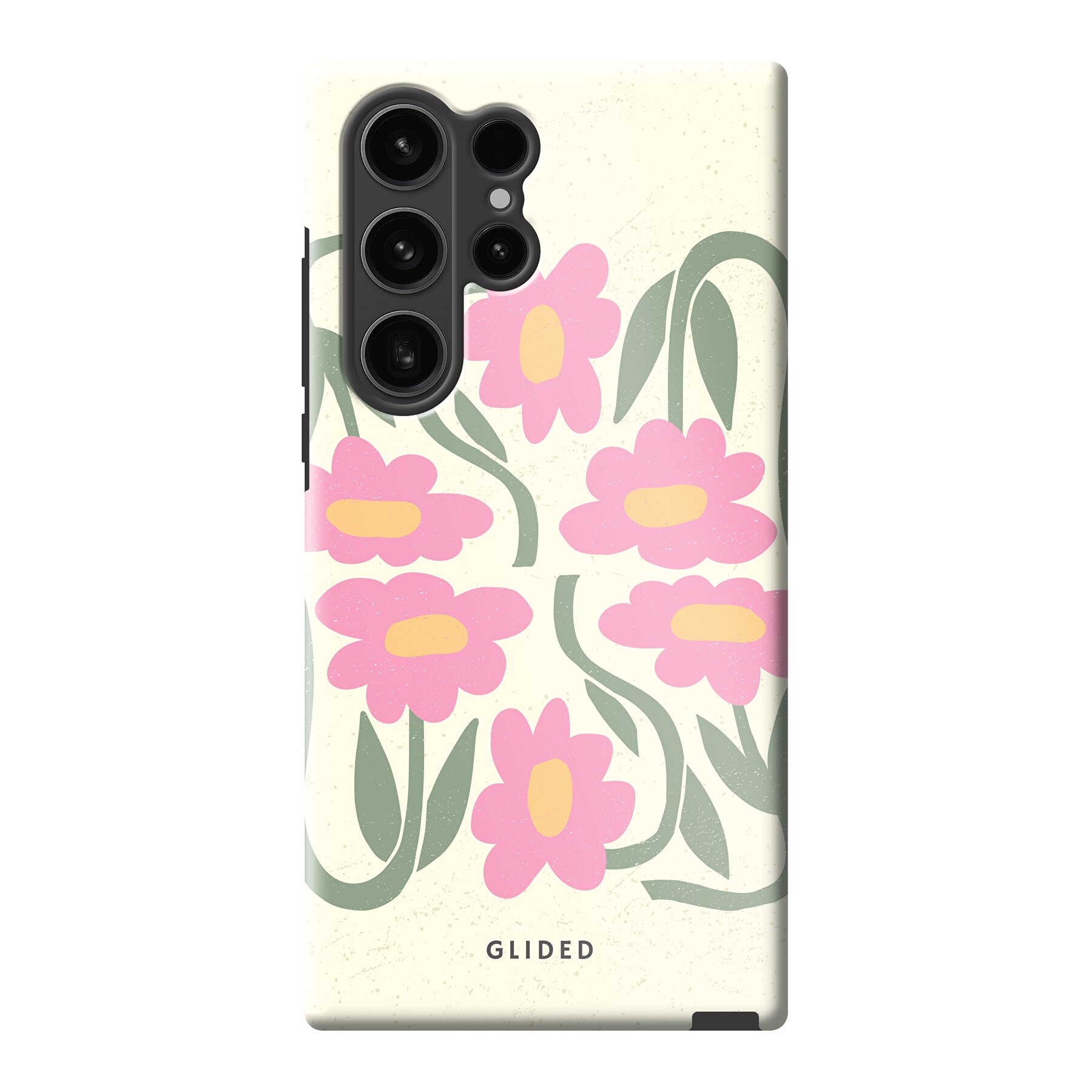 Tuotekuva Flowy Pink - Samsung Galaxy S23 Ultra Puhelimen suojakuori