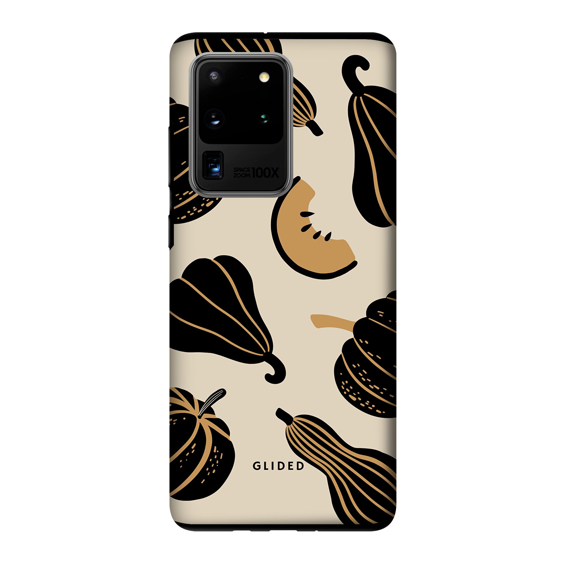 Obraz produktu Beige and Black Pumpkin - Samsung Galaxy S20 Ultra/ Samsung Galaxy S20 Ultra 5G Etui na telefon