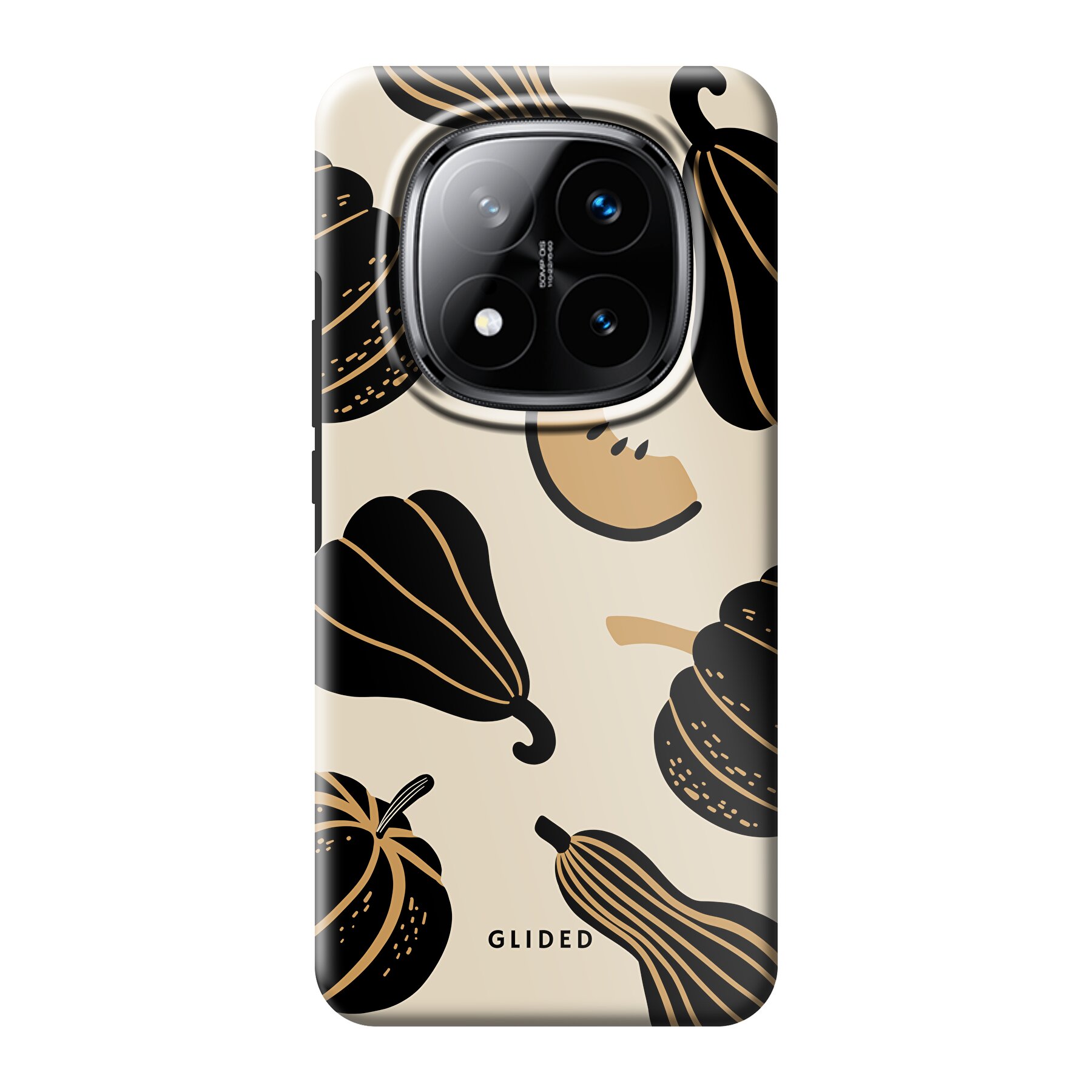 Beige and Black Pumpkin - Xiaomi Redmi Note 14 Pro+ Handyhülle