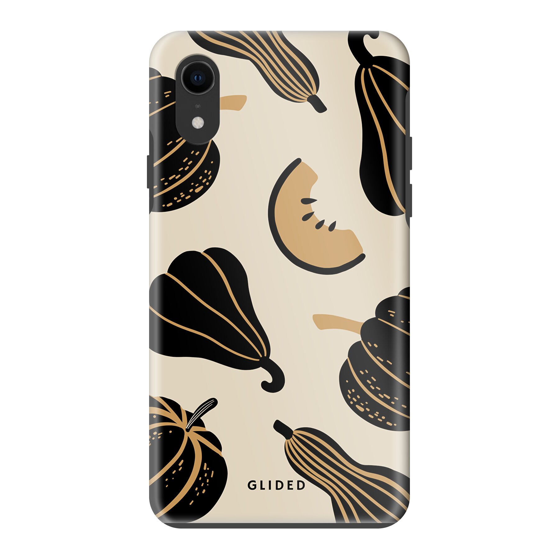 Produktbild Beige and Black Pumpkin - iPhone X/Xs Handyhülle
