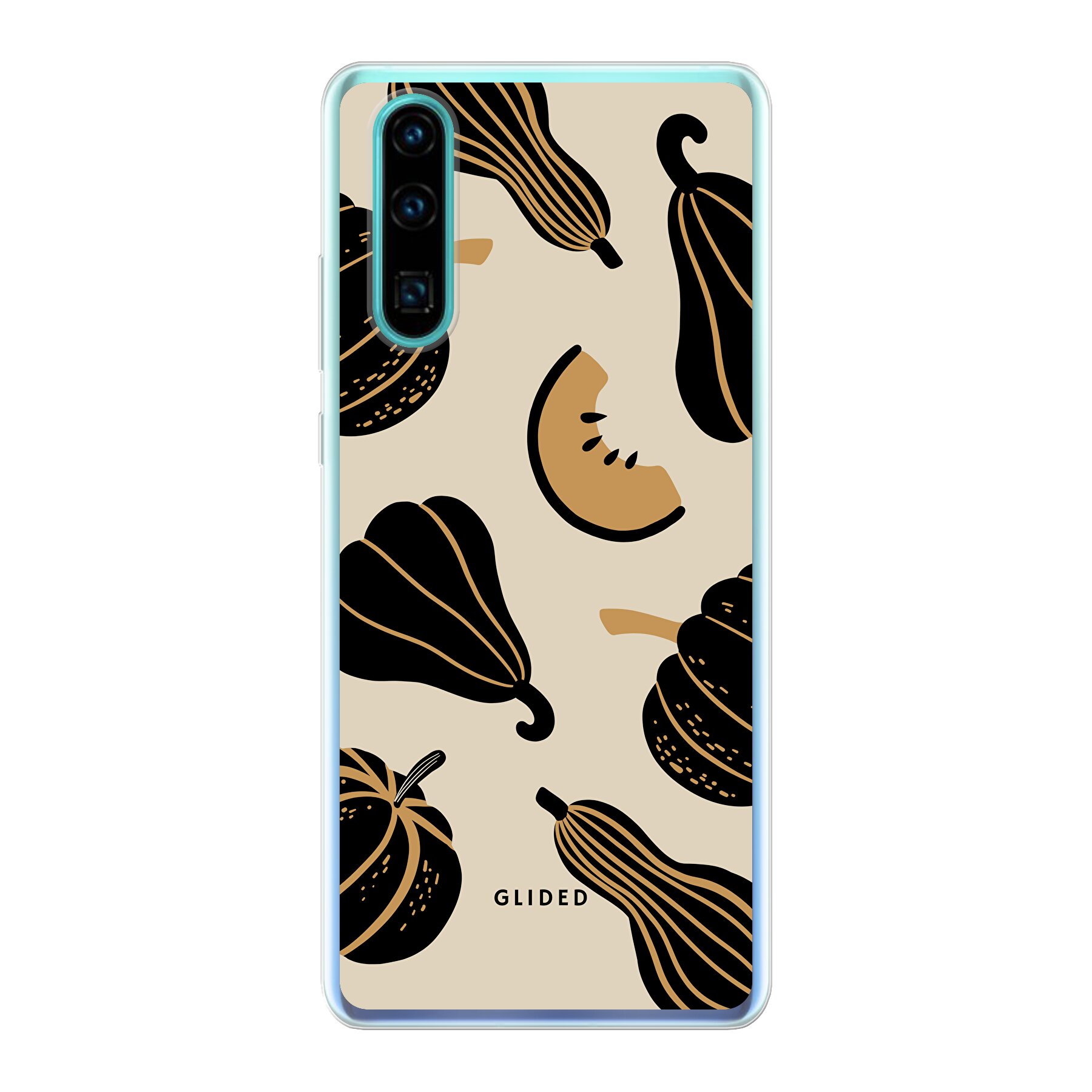 Product image Beige and Black Pumpkin - Huawei P30 Phone case