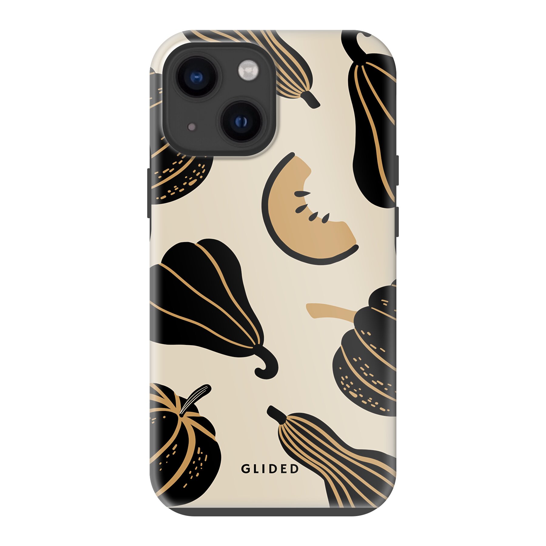 Obraz produktu Beige and Black Pumpkin - iPhone 13 mini Etui na telefon