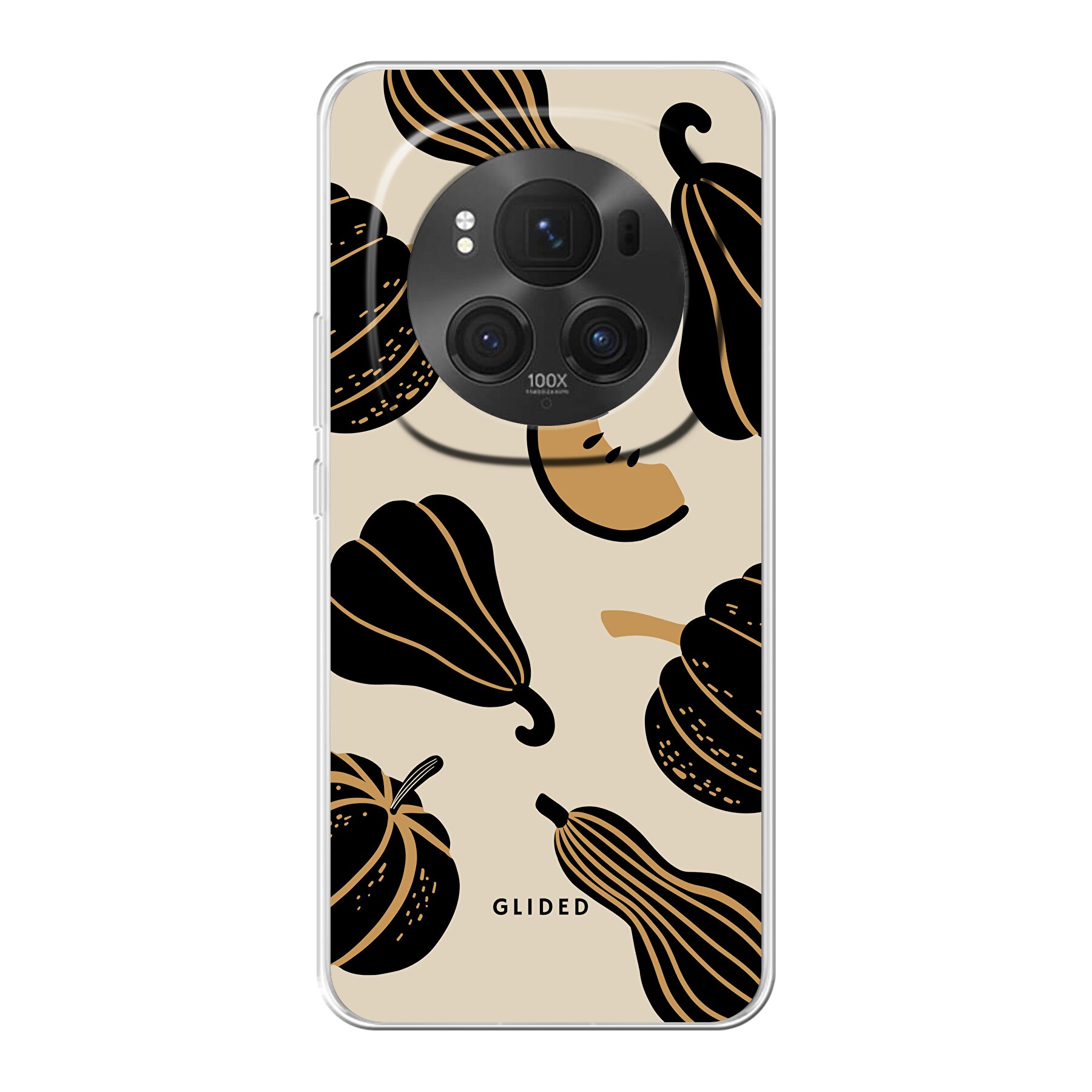 Image du produit Beige and Black Pumpkin - Honor Magic 6 Pro Coque de téléphone