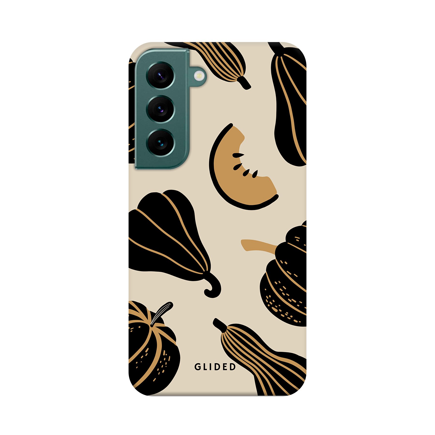 Imagen del producto Beige and Black Pumpkin - Samsung Galaxy S22 Funda