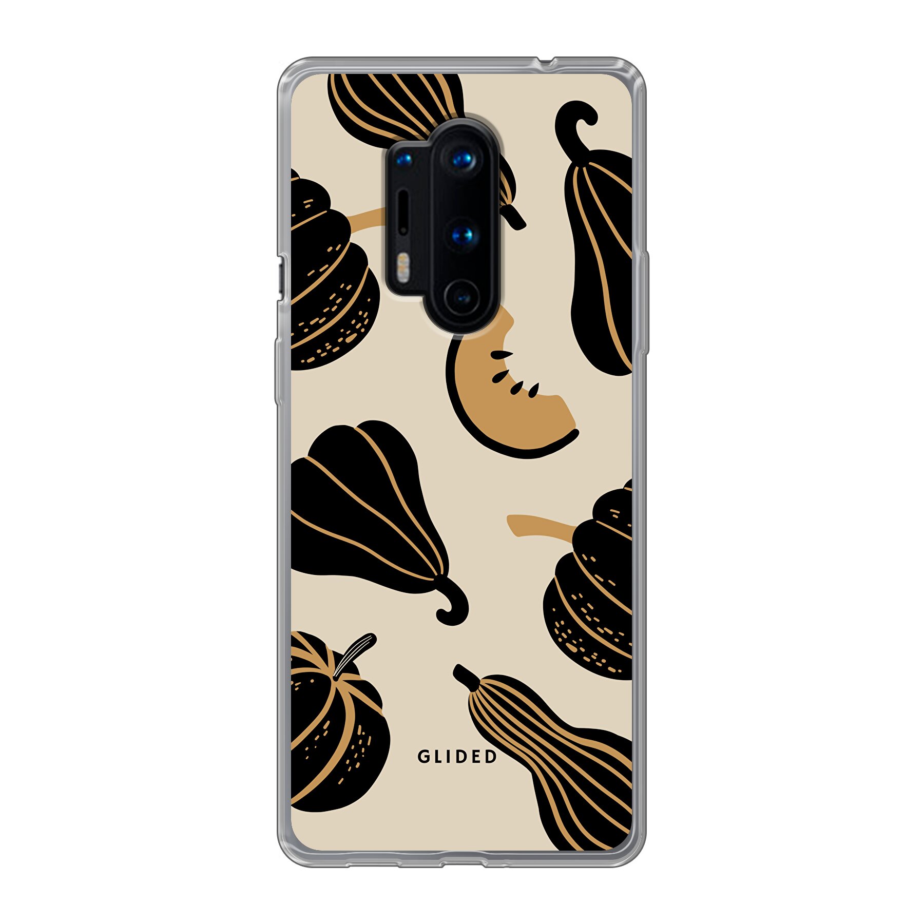 Obraz produktu Beige and Black Pumpkin - OnePlus 8 Pro Etui na telefon