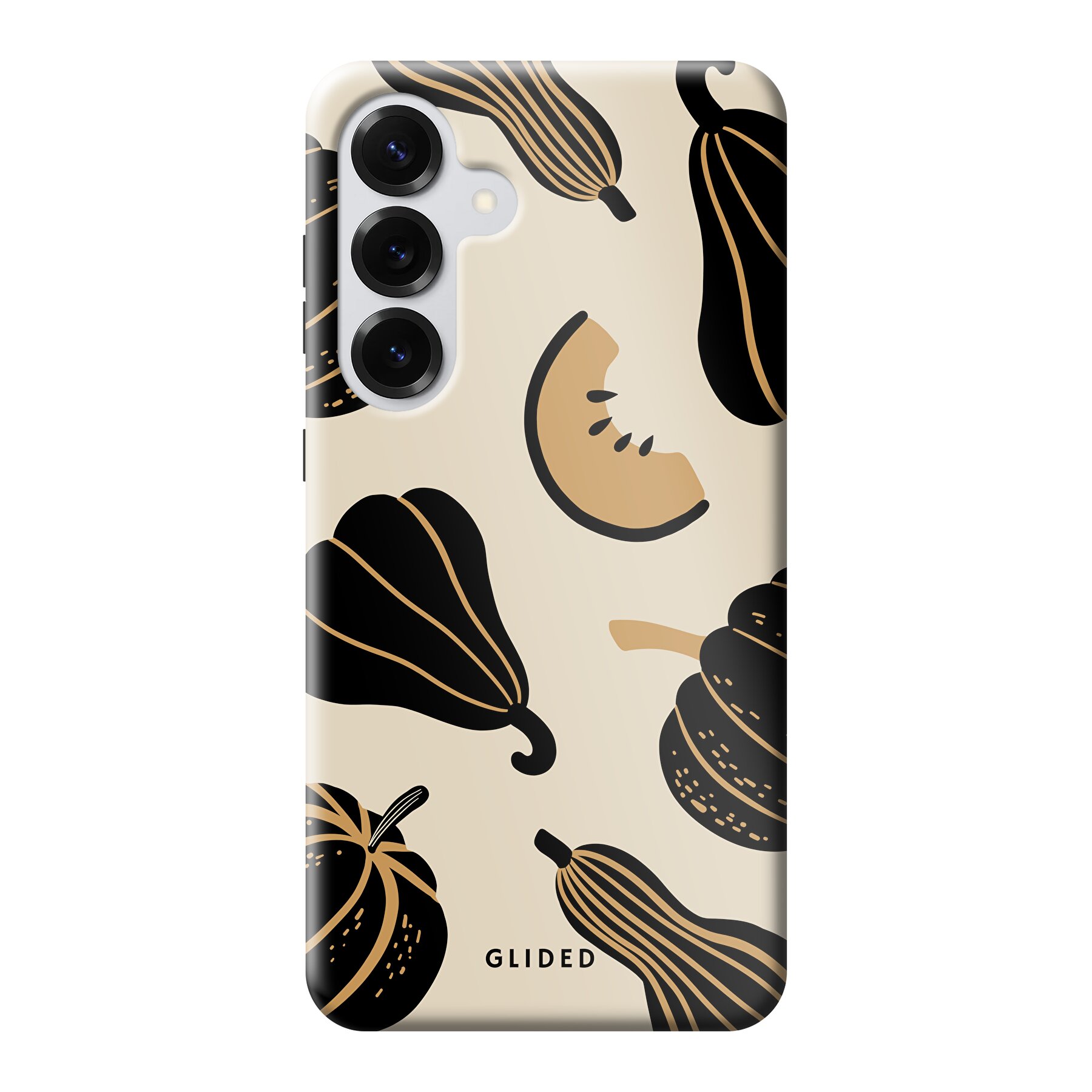 Produktbild Beige and Black Pumpkin - Samsung Galaxy S25 Plus Handyhülle