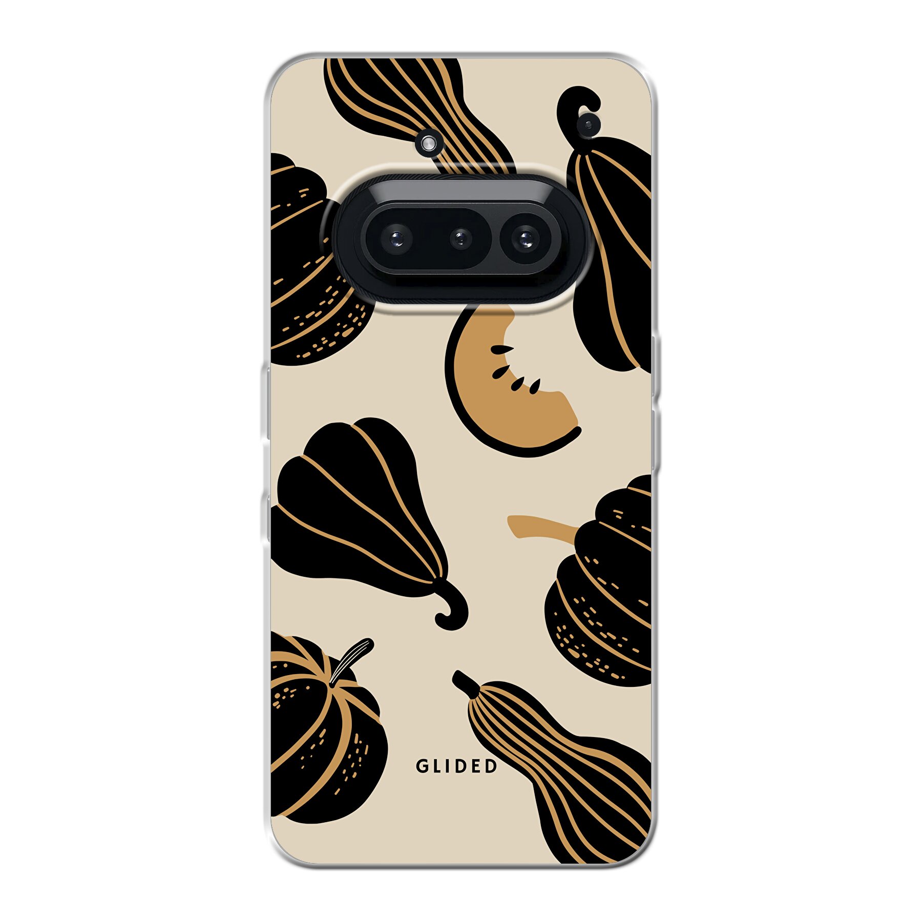 Produktbild Beige and Black Pumpkin - Nothing Phone 3a Handyhülle