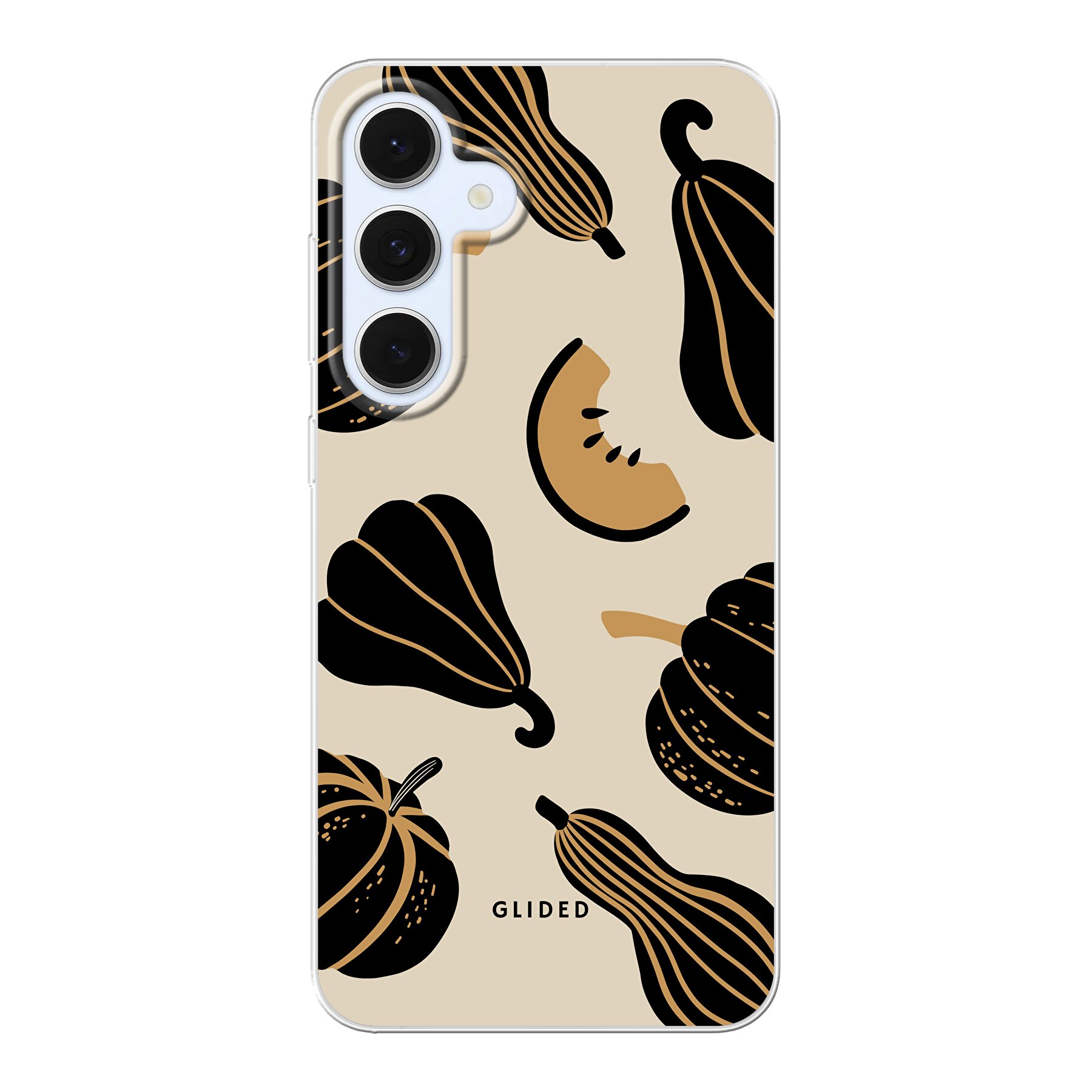 Productafbeelding Beige and Black Pumpkin - Samsung Galaxy S24 FE Handyhülle