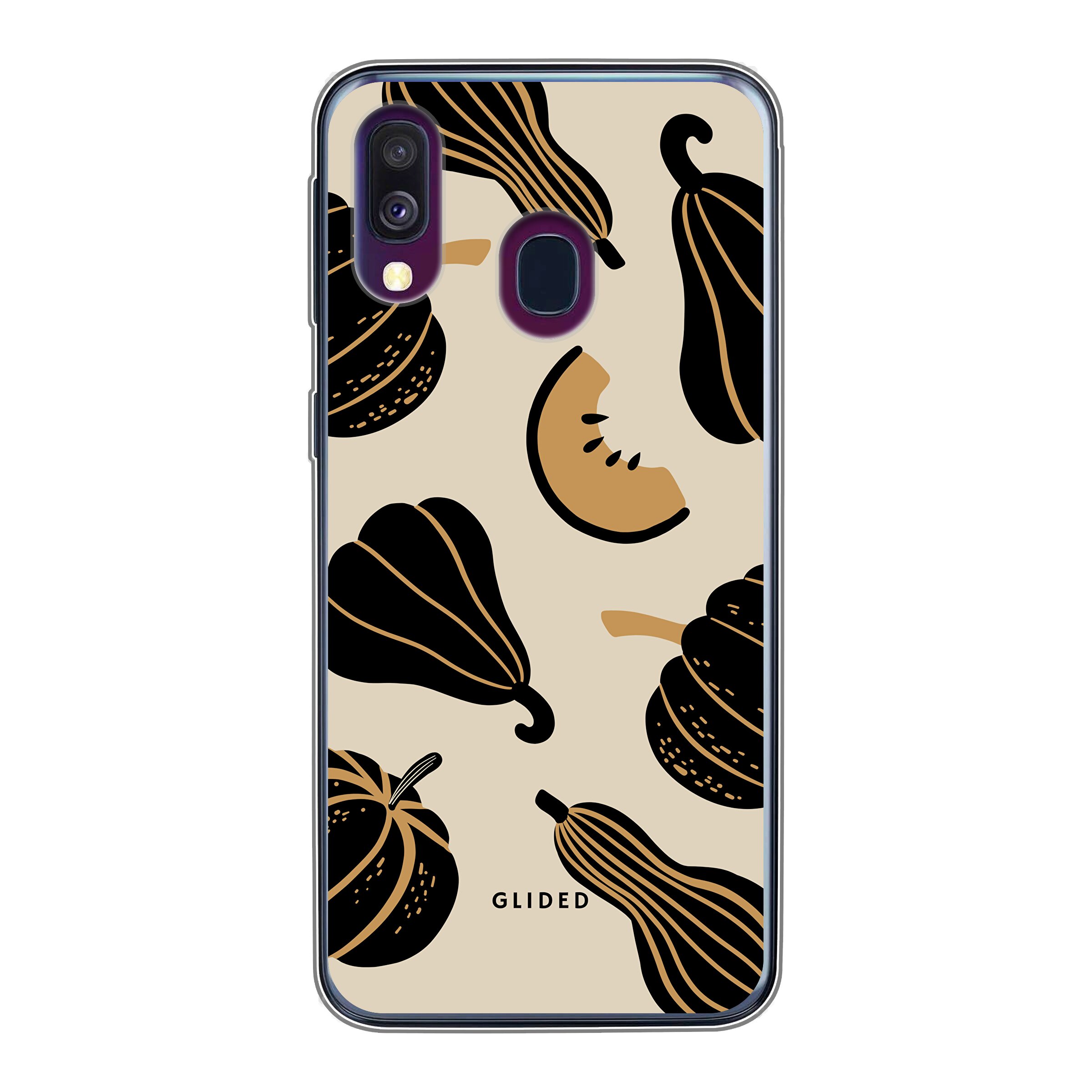 Product image Beige and Black Pumpkin - Samsung Galaxy A40 Phone case