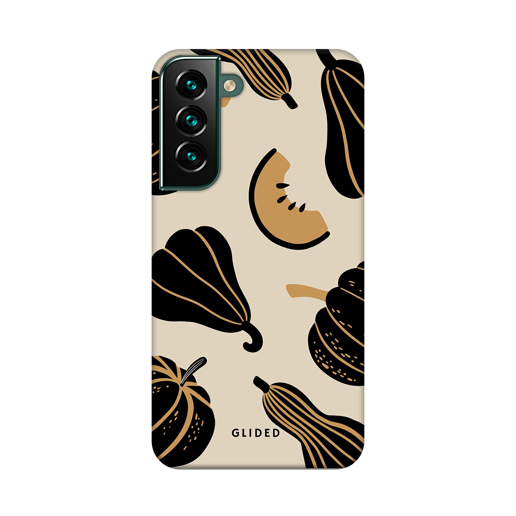 Produktbild Beige and Black Pumpkin - Samsung Galaxy S22 Plus Handyhülle