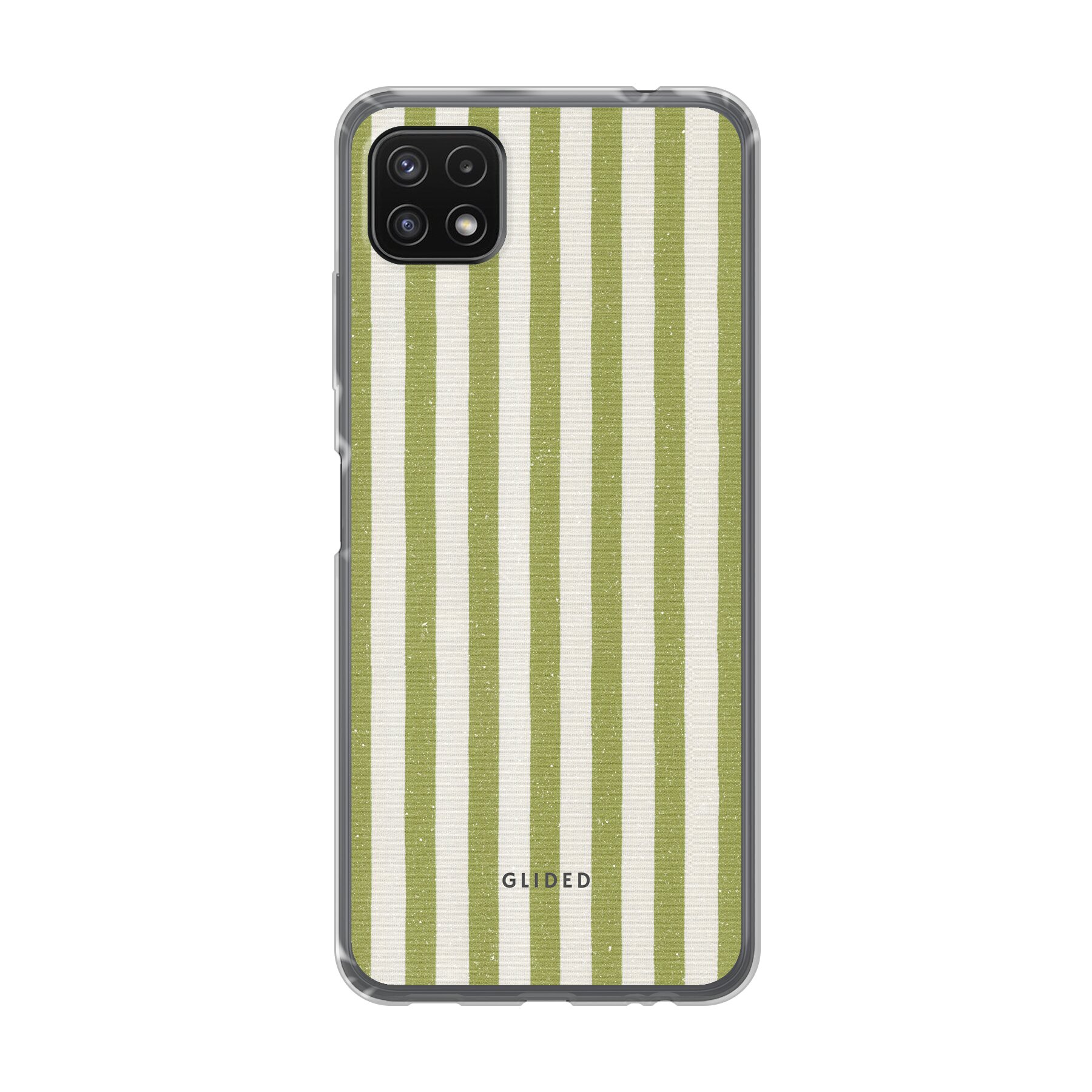 Green and Cream - Samsung Galaxy A22 5G Handyhülle