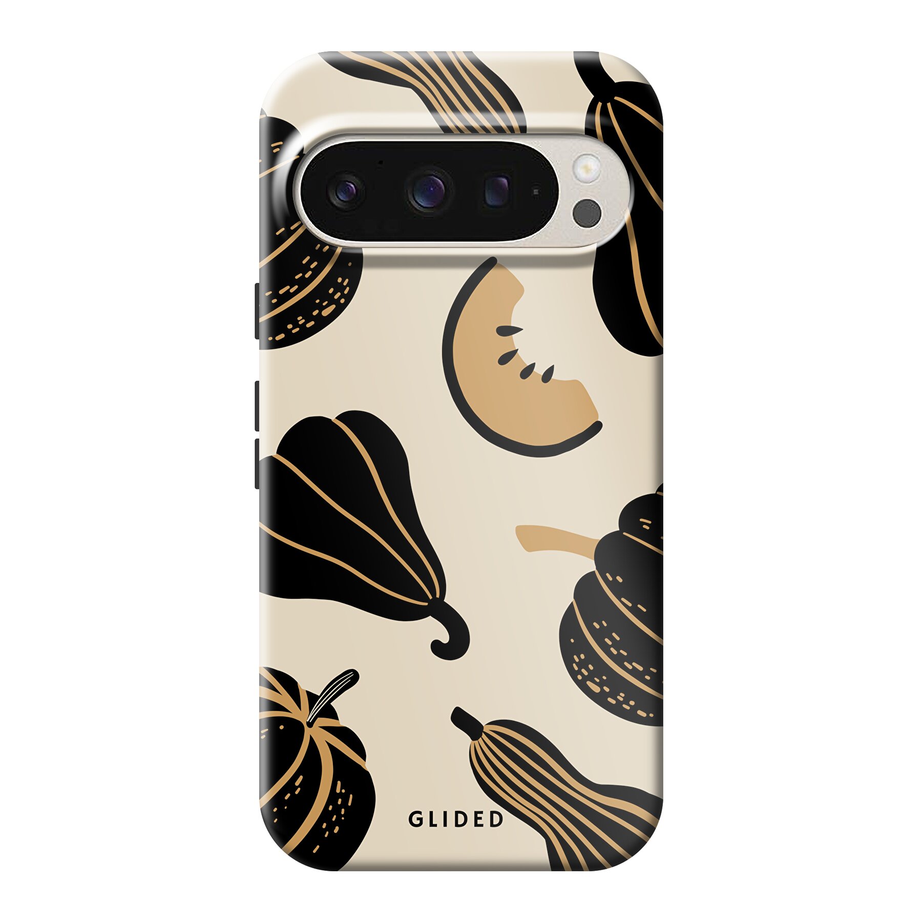 Produktbild Beige and Black Pumpkin - Google Pixel 9 Handyhülle