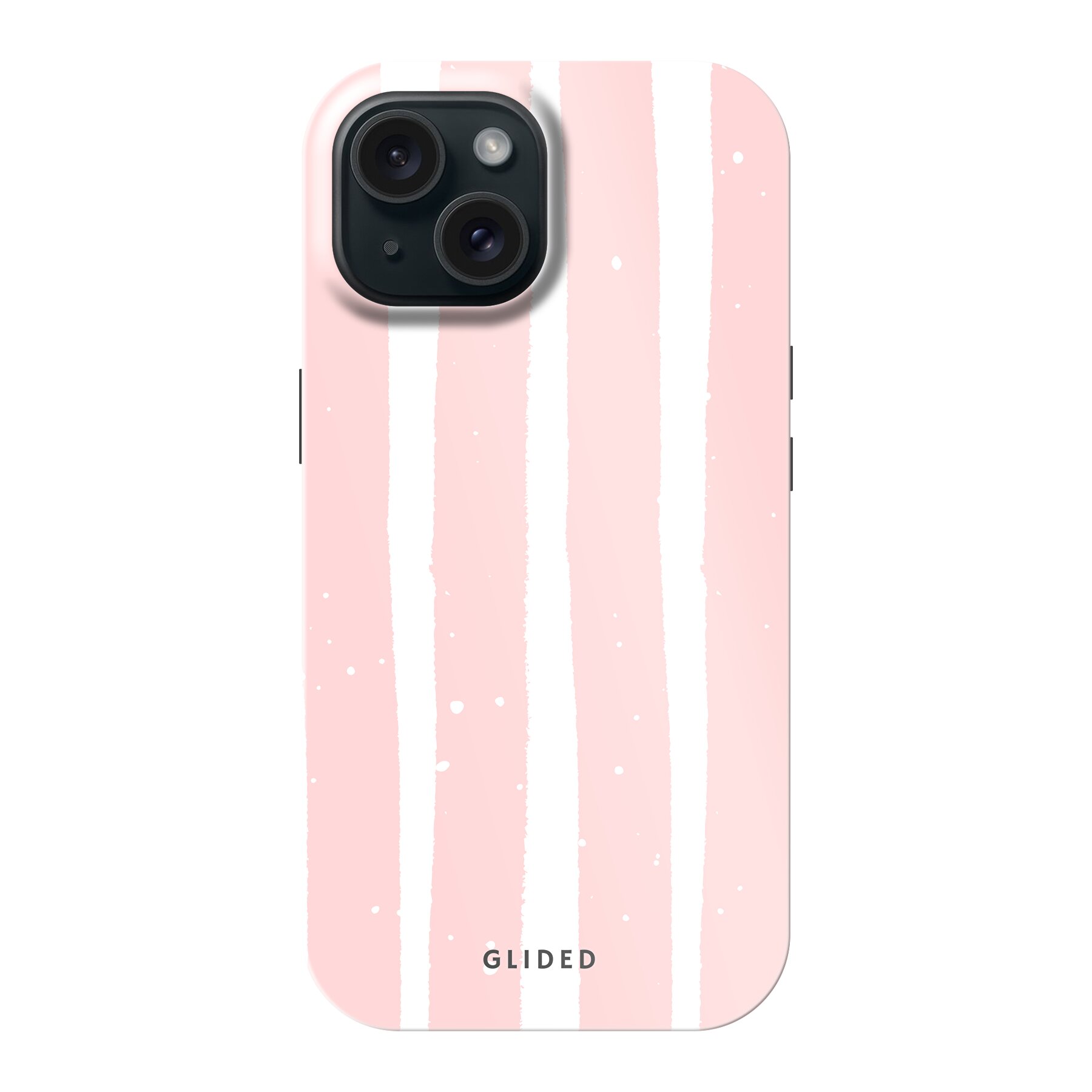 Tuotekuva Pink Stripes - iPhone 15 Puhelimen suojakuori