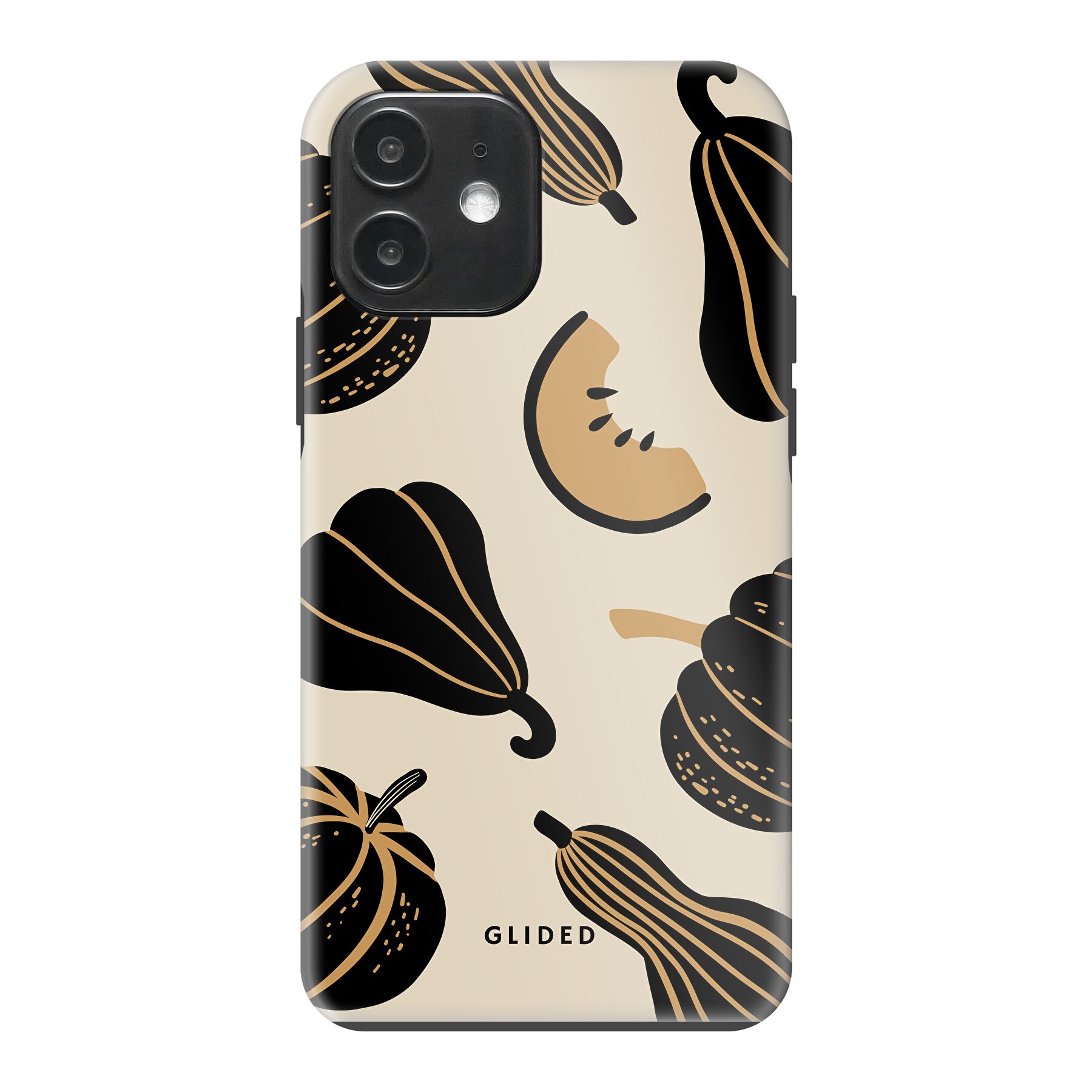 Tuotekuva Beige and Black Pumpkin - iPhone 12 Pro Puhelimen suojakuori