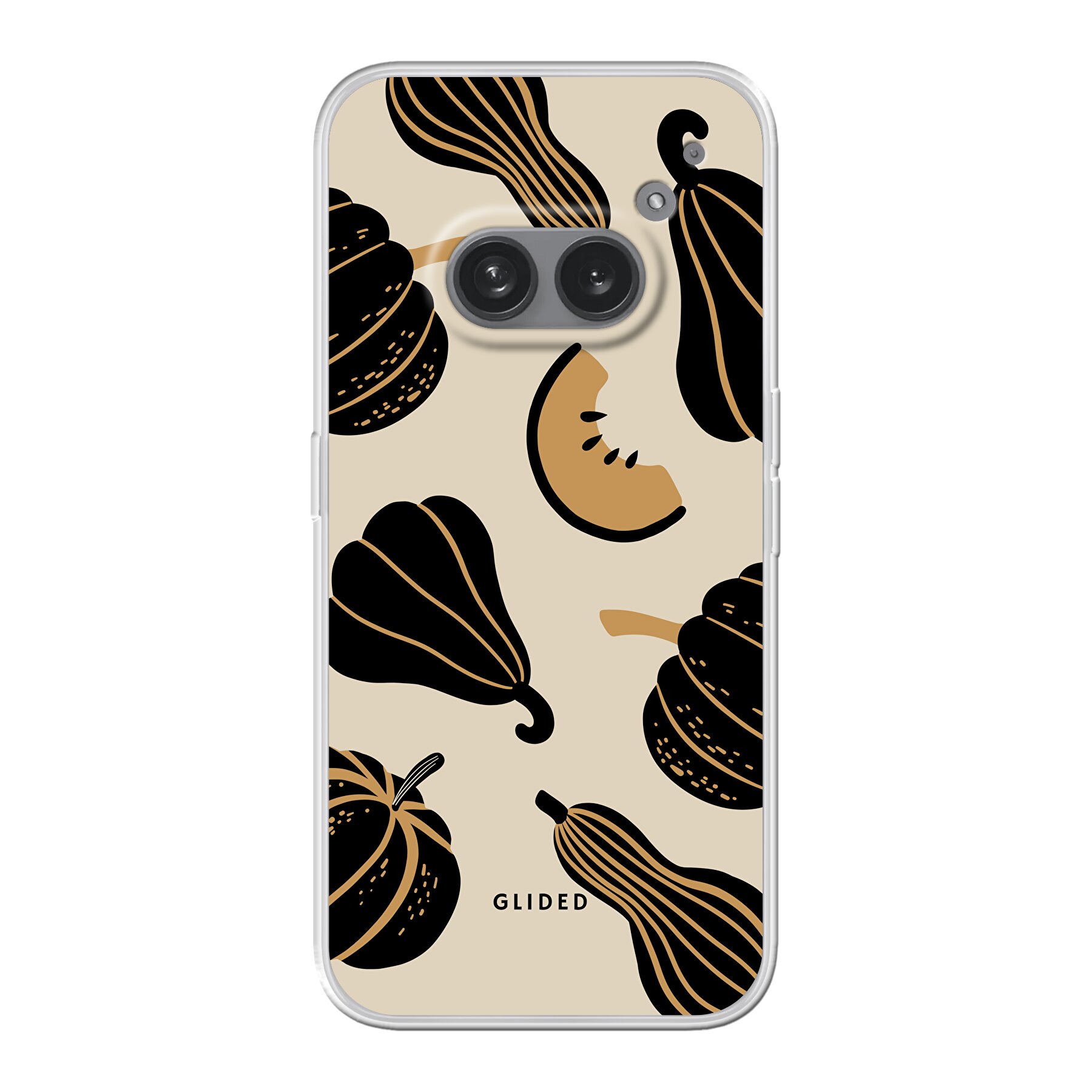 Izdelek slika Beige and Black Pumpkin - Nothing Phone 2a Plus Ohišje za telefon