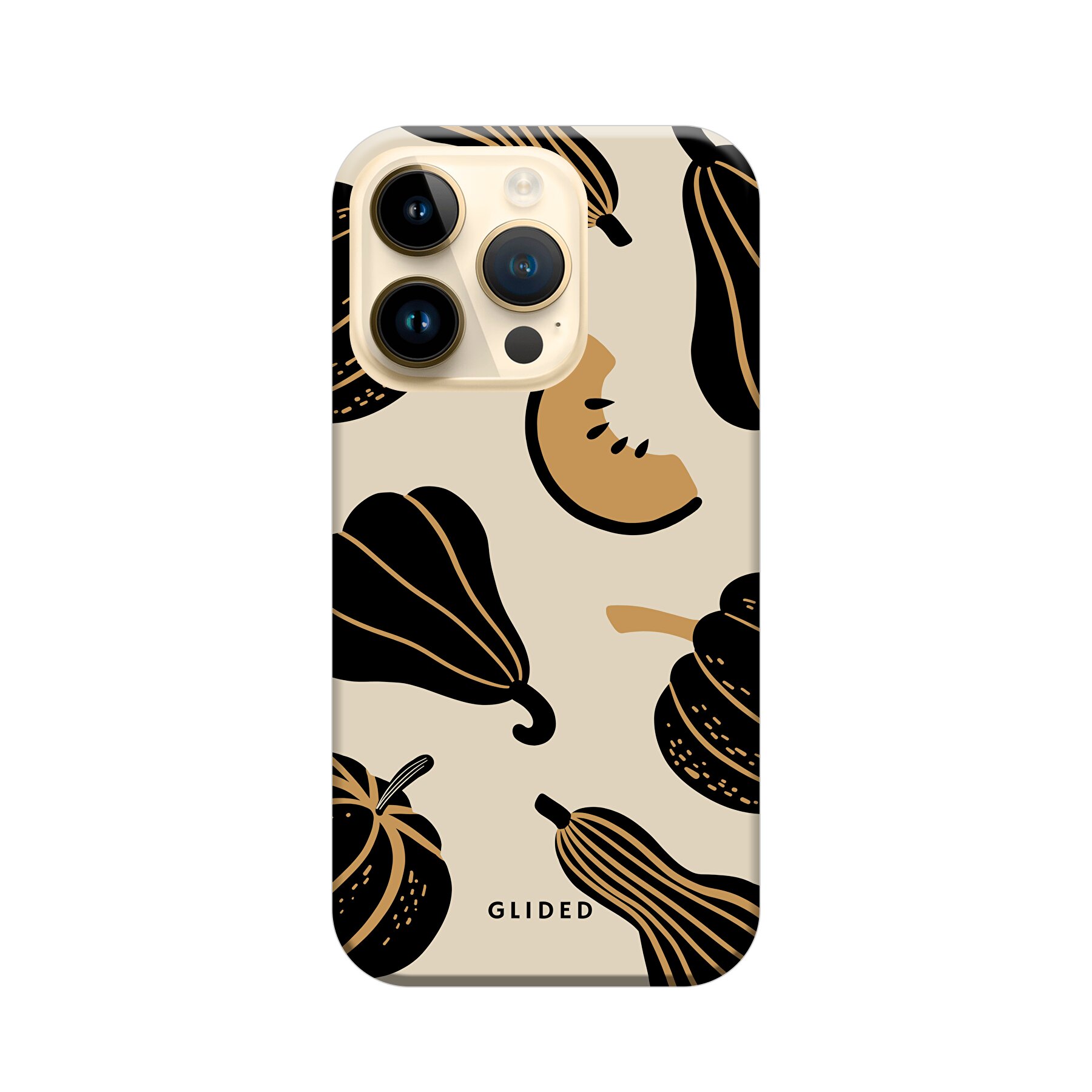 Obraz produktu Beige and Black Pumpkin - iPhone 14 Pro Etui na telefon