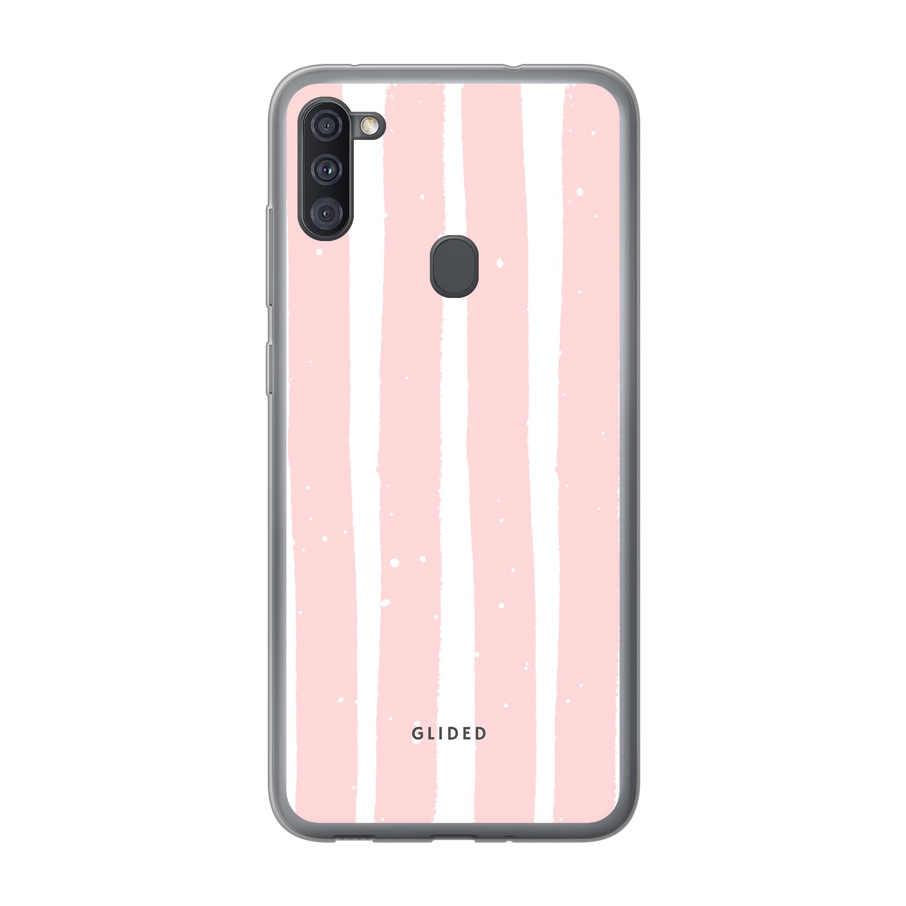 Tuotekuva Pink Stripes - Samsung Galaxy A11 Puhelimen suojakuori