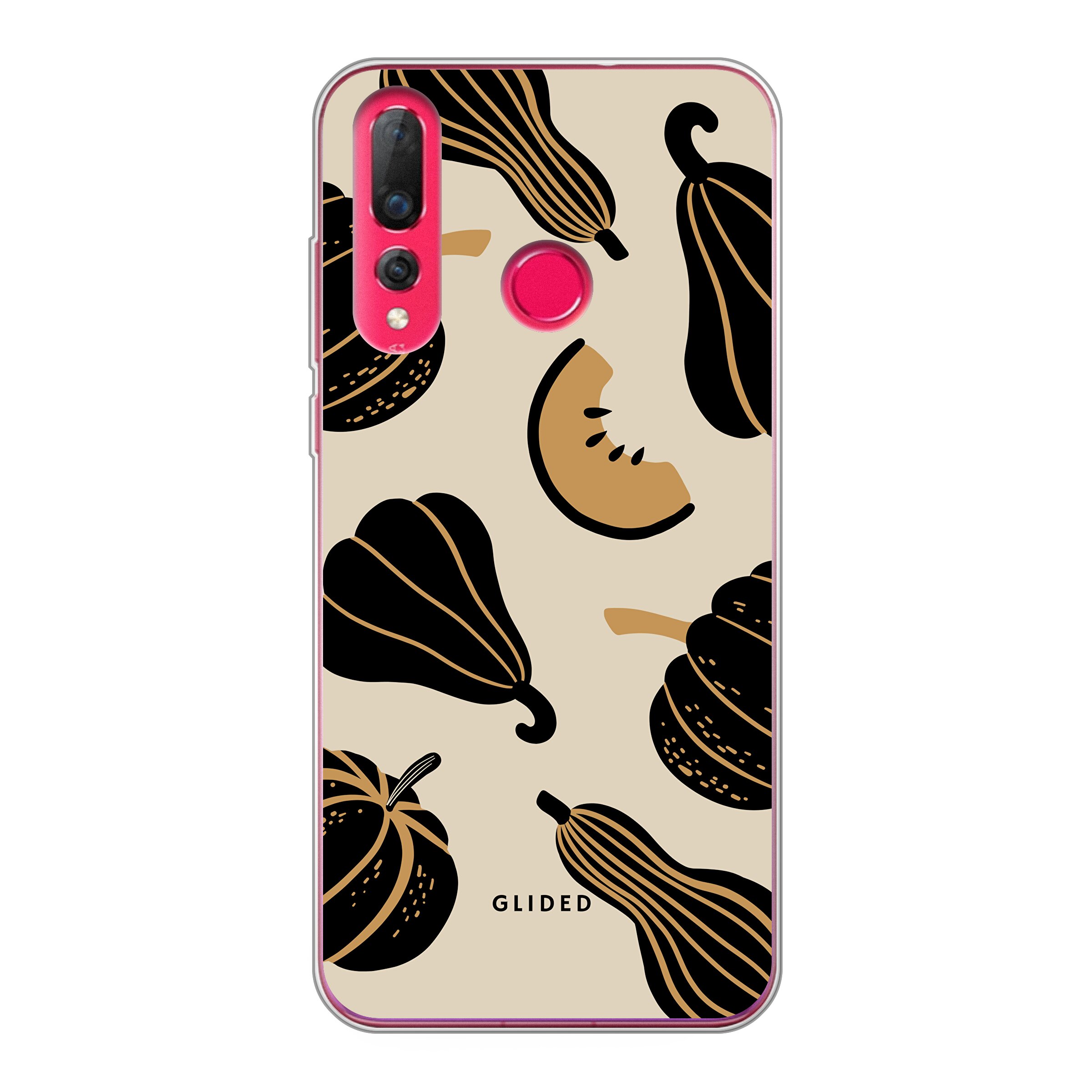 Produktbild Beige and Black Pumpkin - Huawei P30 Lite Handyhülle