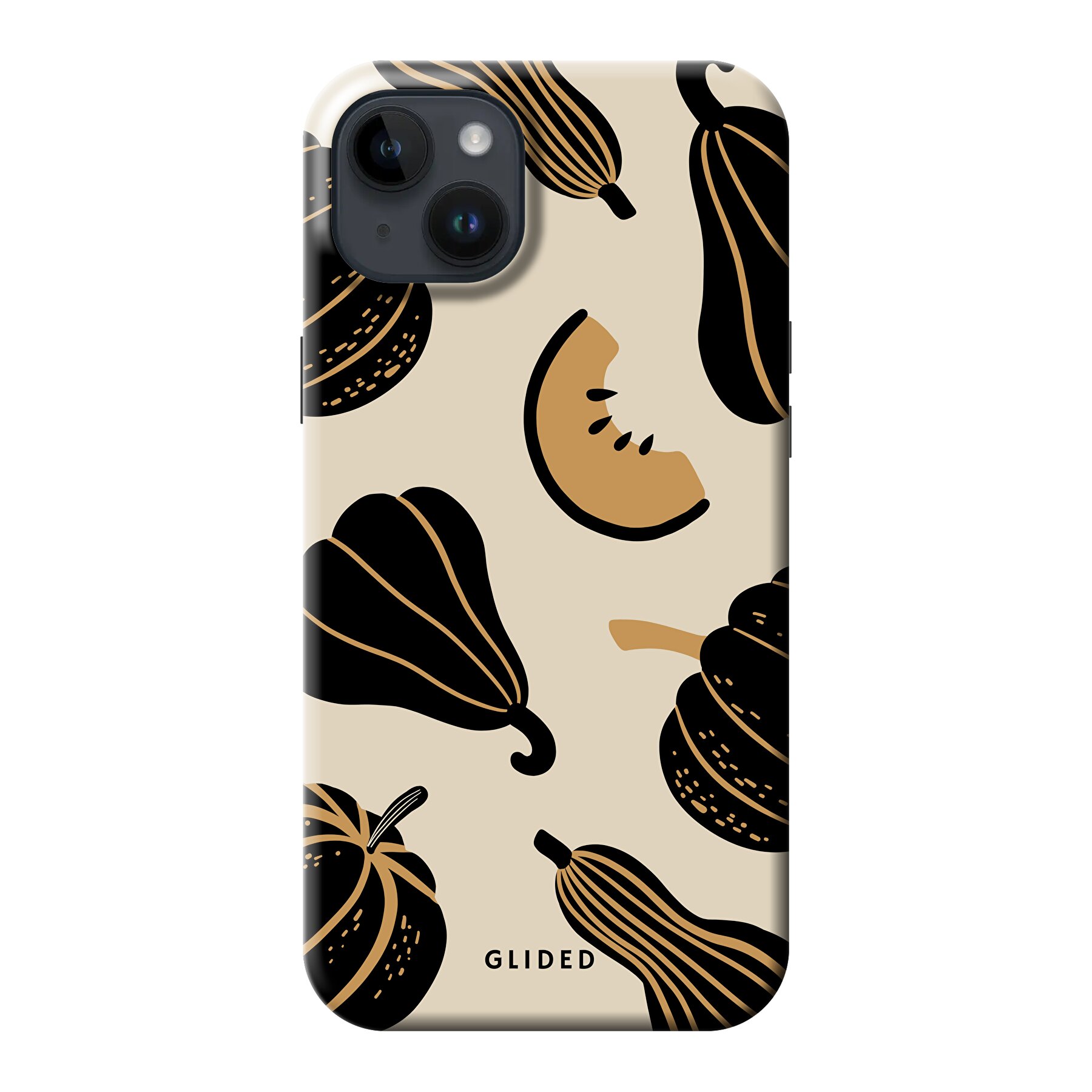 Product image Beige and Black Pumpkin - iPhone 14 Plus Phone case