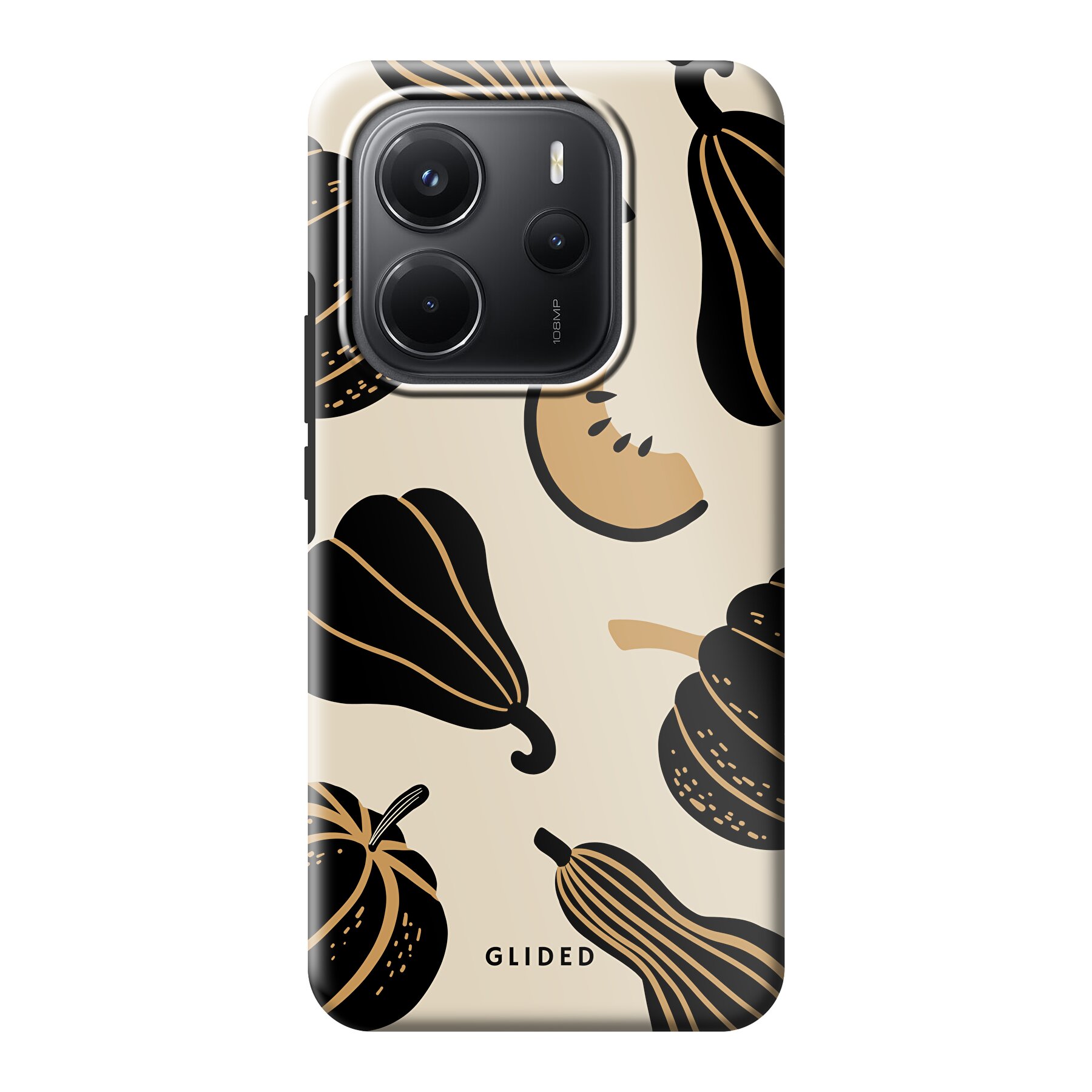 Produktbild Beige and Black Pumpkin - Xiaomi Redmi Note 14 5G Handyhülle