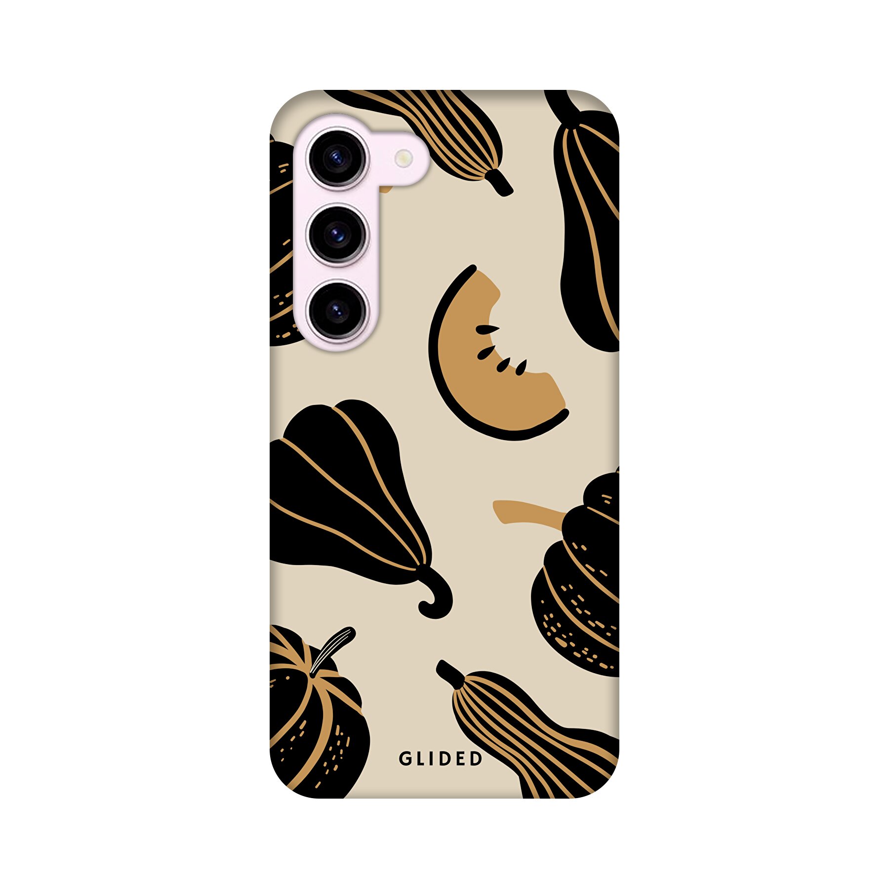 Image du produit Beige and Black Pumpkin - Samsung Galaxy S23 Coque de téléphone