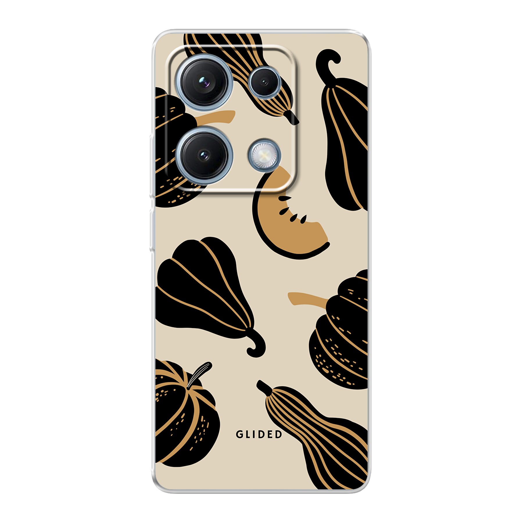 Produktbild Beige and Black Pumpkin - Xiaomi Redmi Note 14S Handyhülle