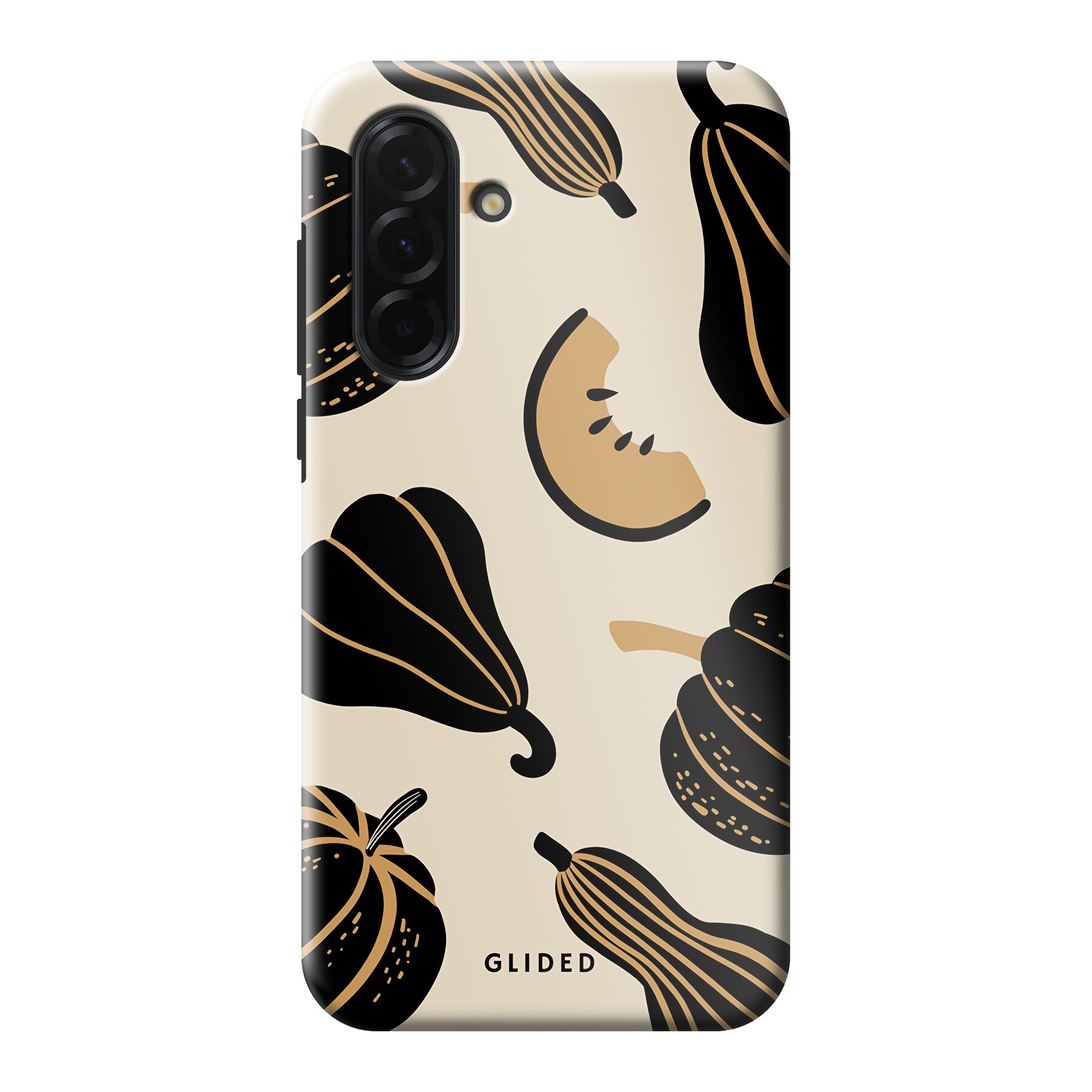 Produktbild Beige and Black Pumpkin - Samsung Galaxy A56 Handyhülle