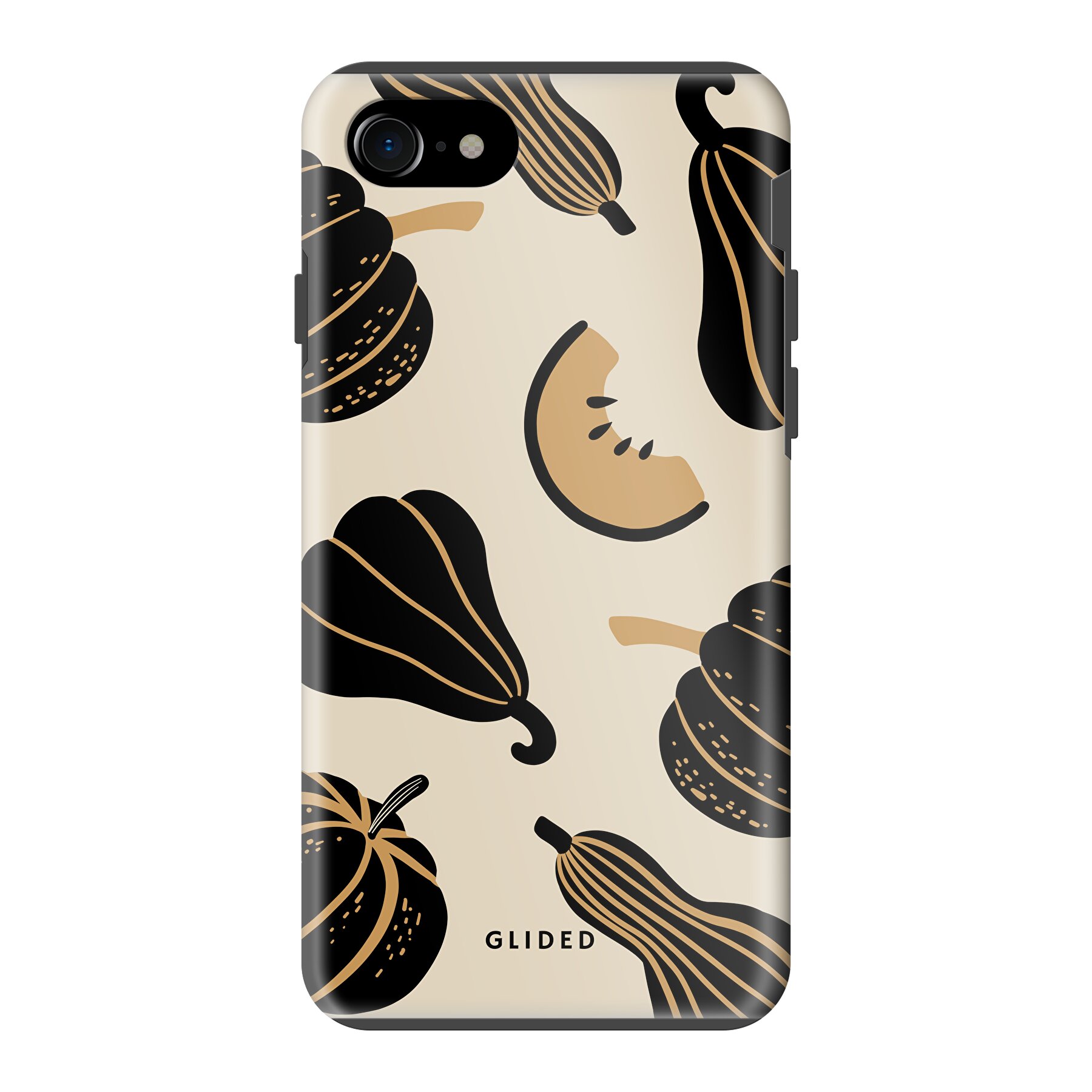 Imagen del producto Beige and Black Pumpkin - iPhone 8 Funda
