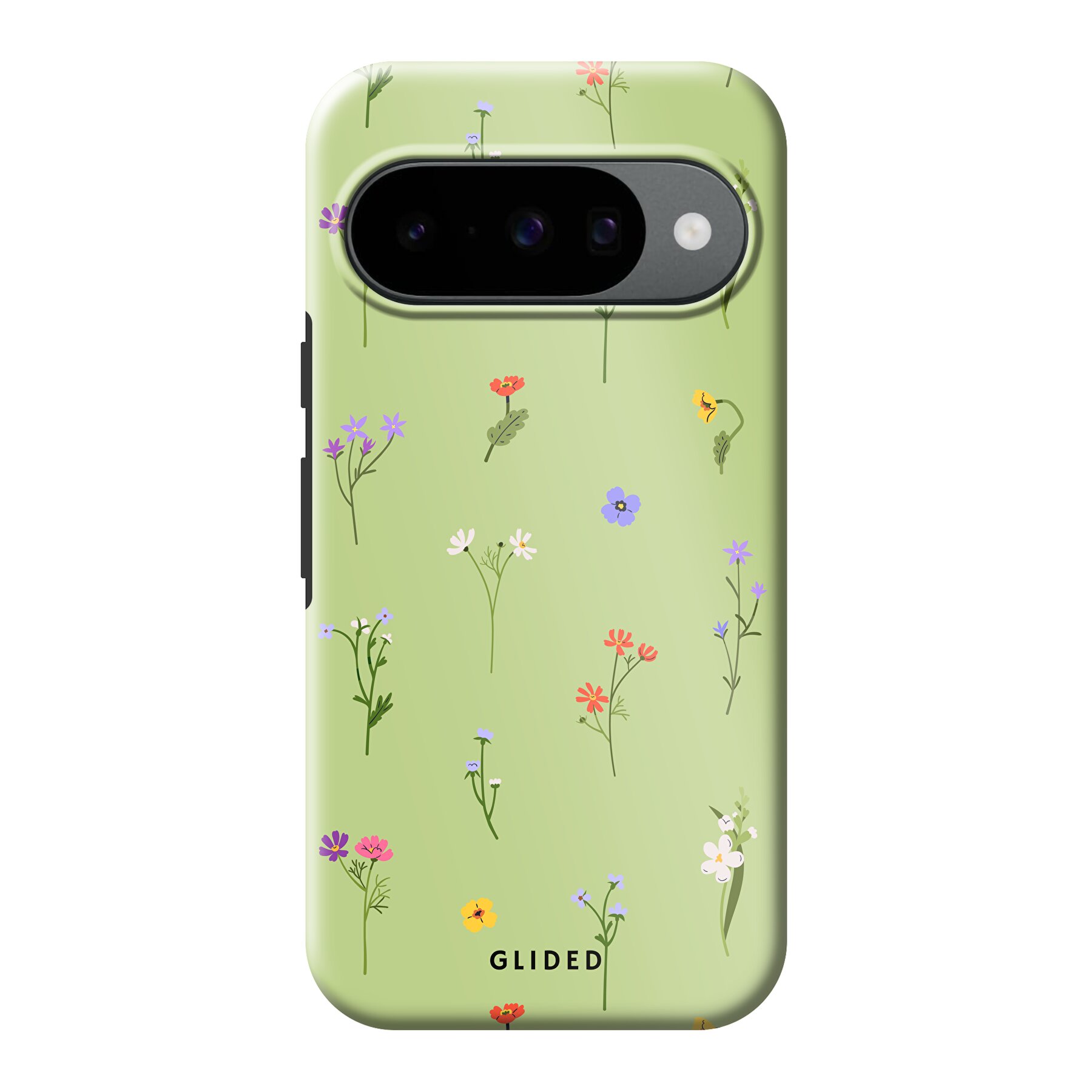 Product image Green Floral - Google Pixel 10 Pro Phone case