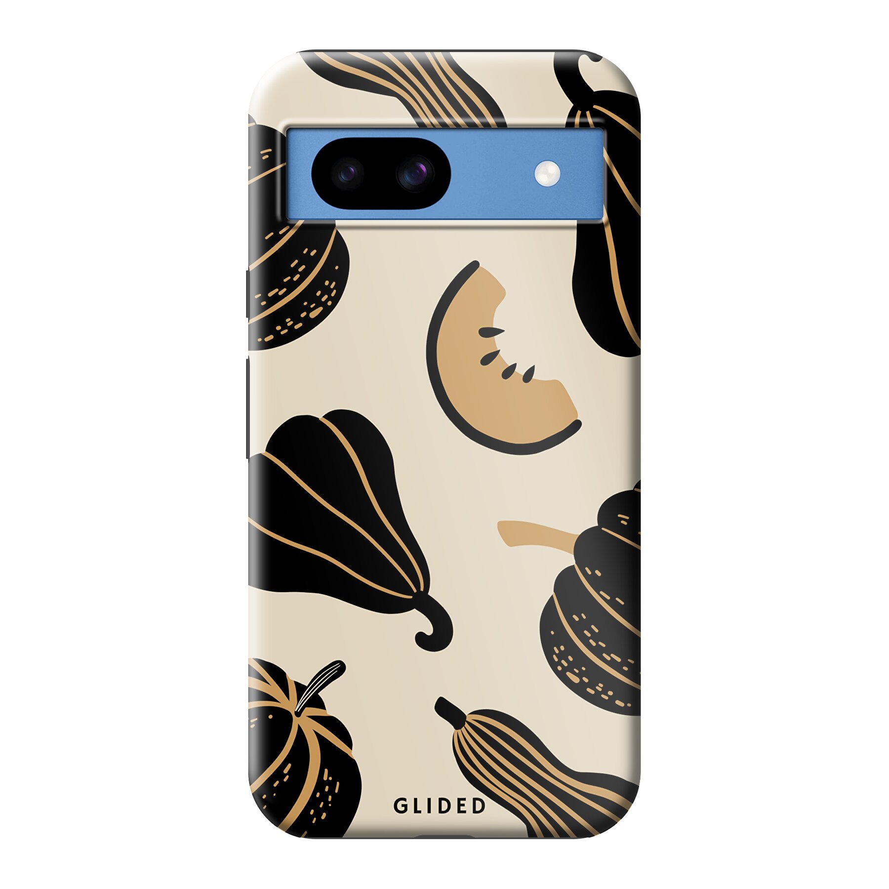 Product image Beige and Black Pumpkin - Google Pixel 8a Phone case